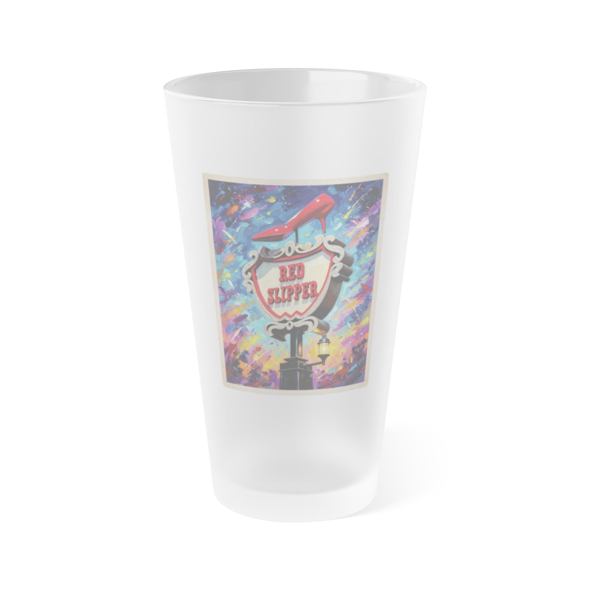 THE RED SLIPPER | Frosted Pint Glass 16oz