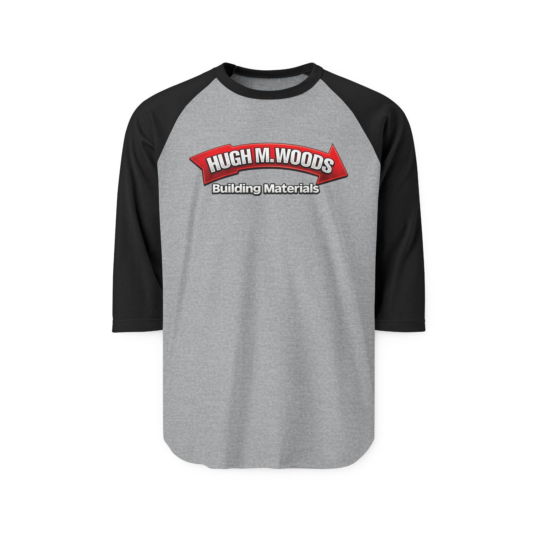 HUGH M WOODS | Retro Baseball Tee