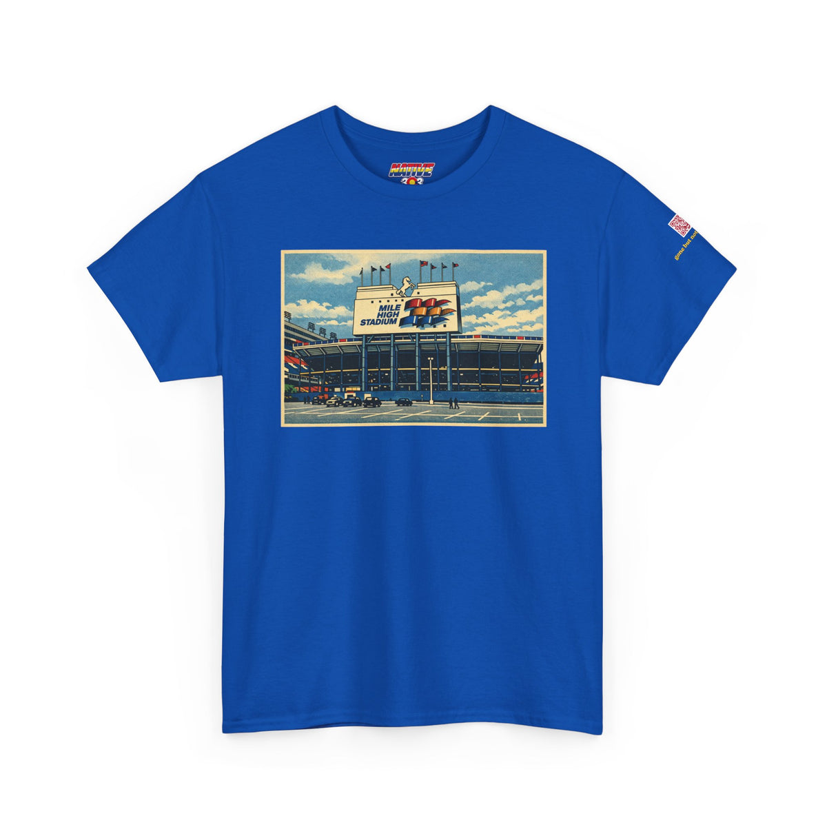 Mile High Stadium - retro pop-art imagining - vintage Denver gear