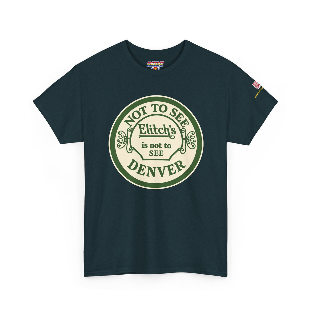 Elitch Gardens GREEN - vintage Denver gear