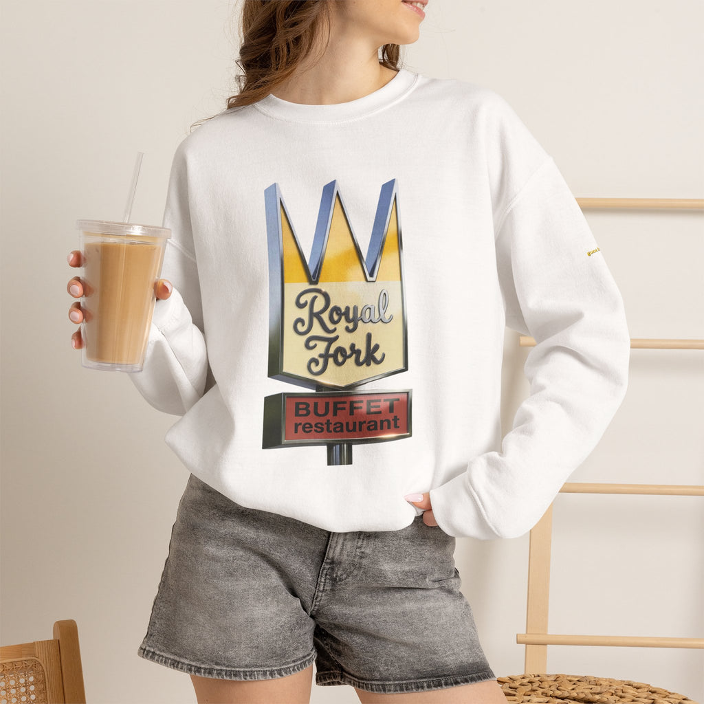 Royal Fork restaurant hi resolution digital style  | Native303 Sweatshirt
