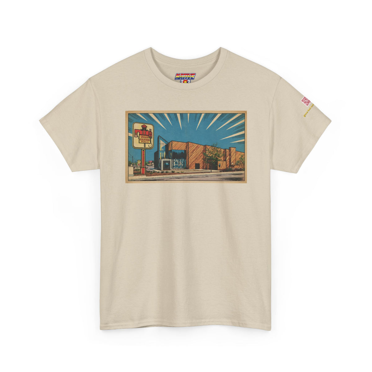 Organ Grinder comic style - vintage Denver gear