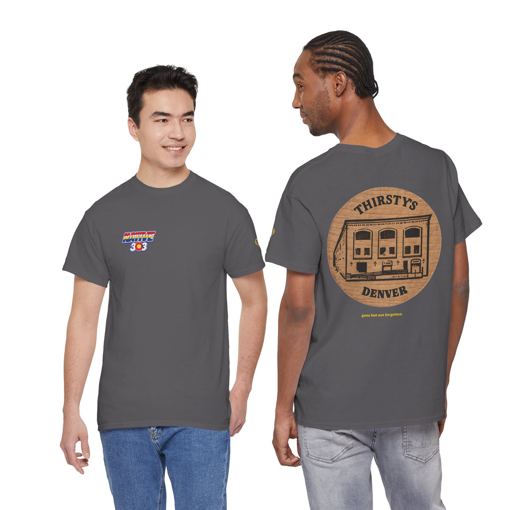THIRSTY'S token - vintage Denver gear