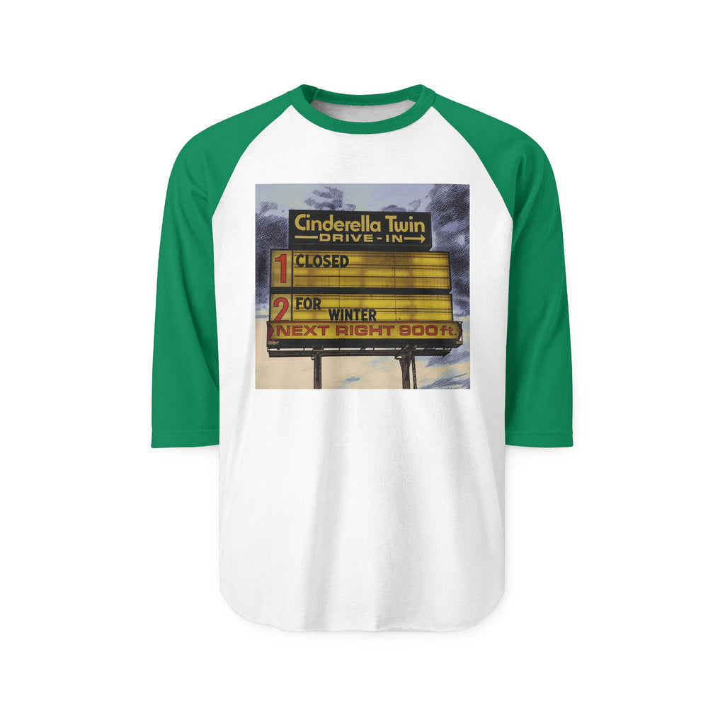 CINDERELLA TWIN DRIVE IN | Retro Baseball Tee