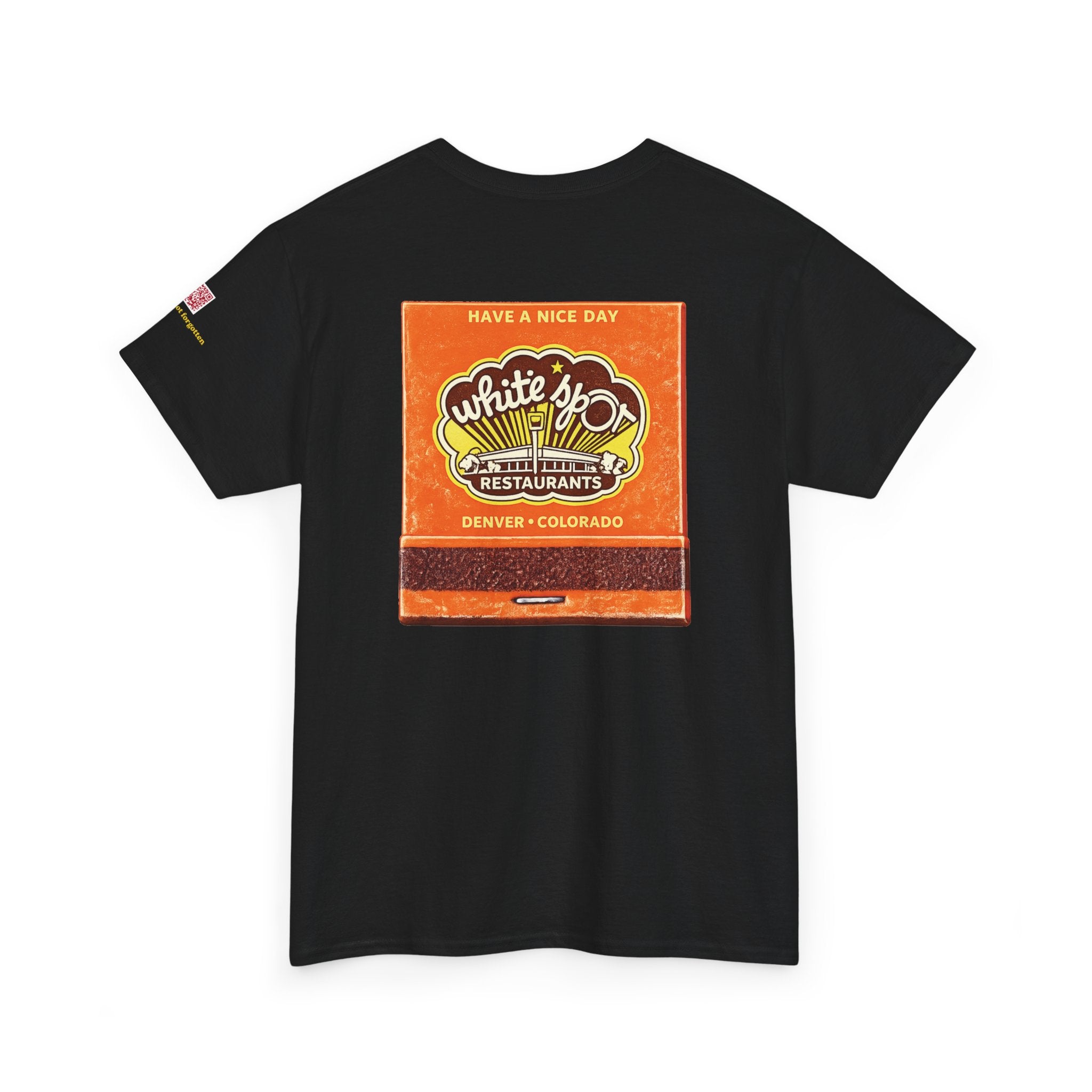 WHITE SPOT matchbook- Wear Colorado's Greatest Hits