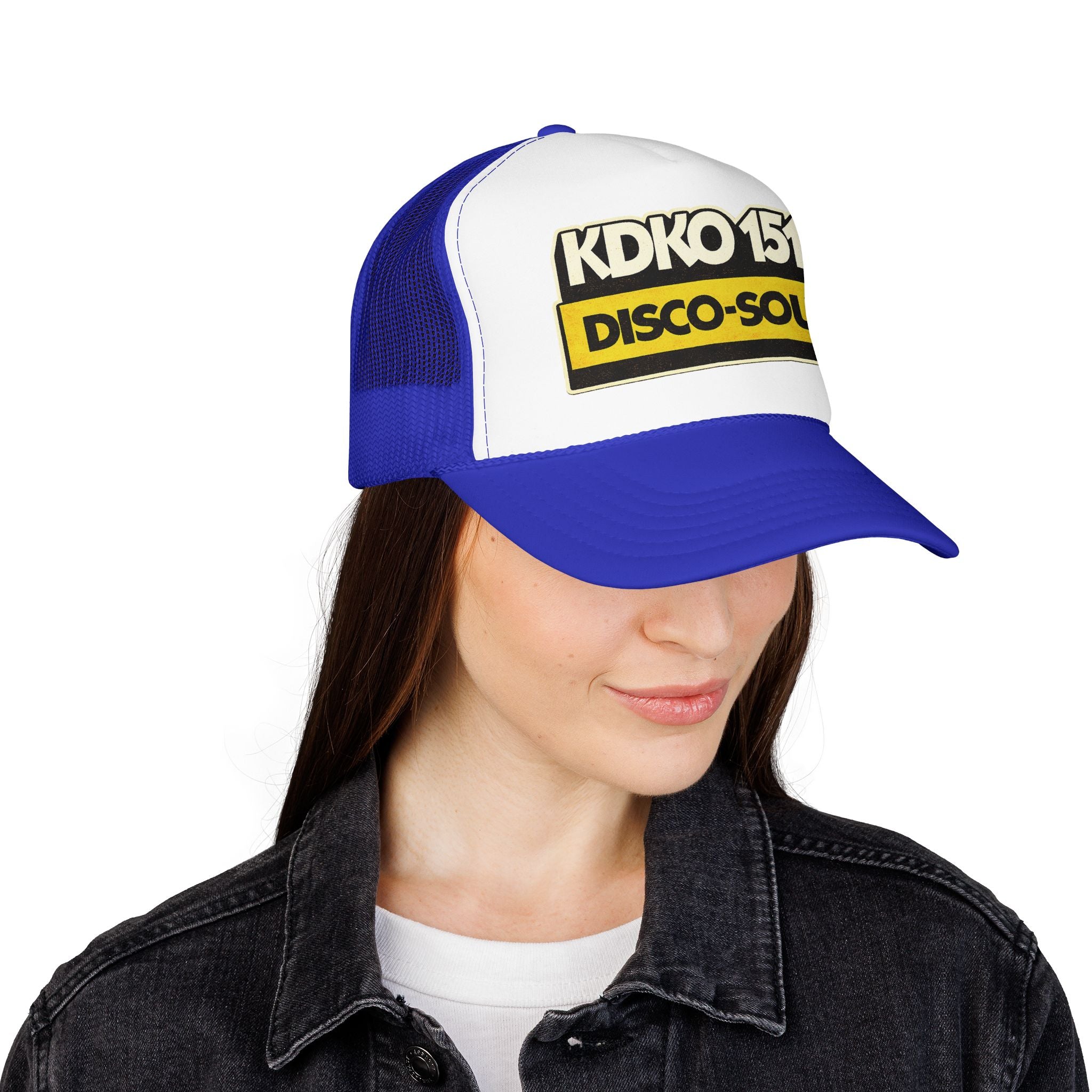 1510 AM KDKO Trucker Hat — Vintage Sailboat Foam Cap