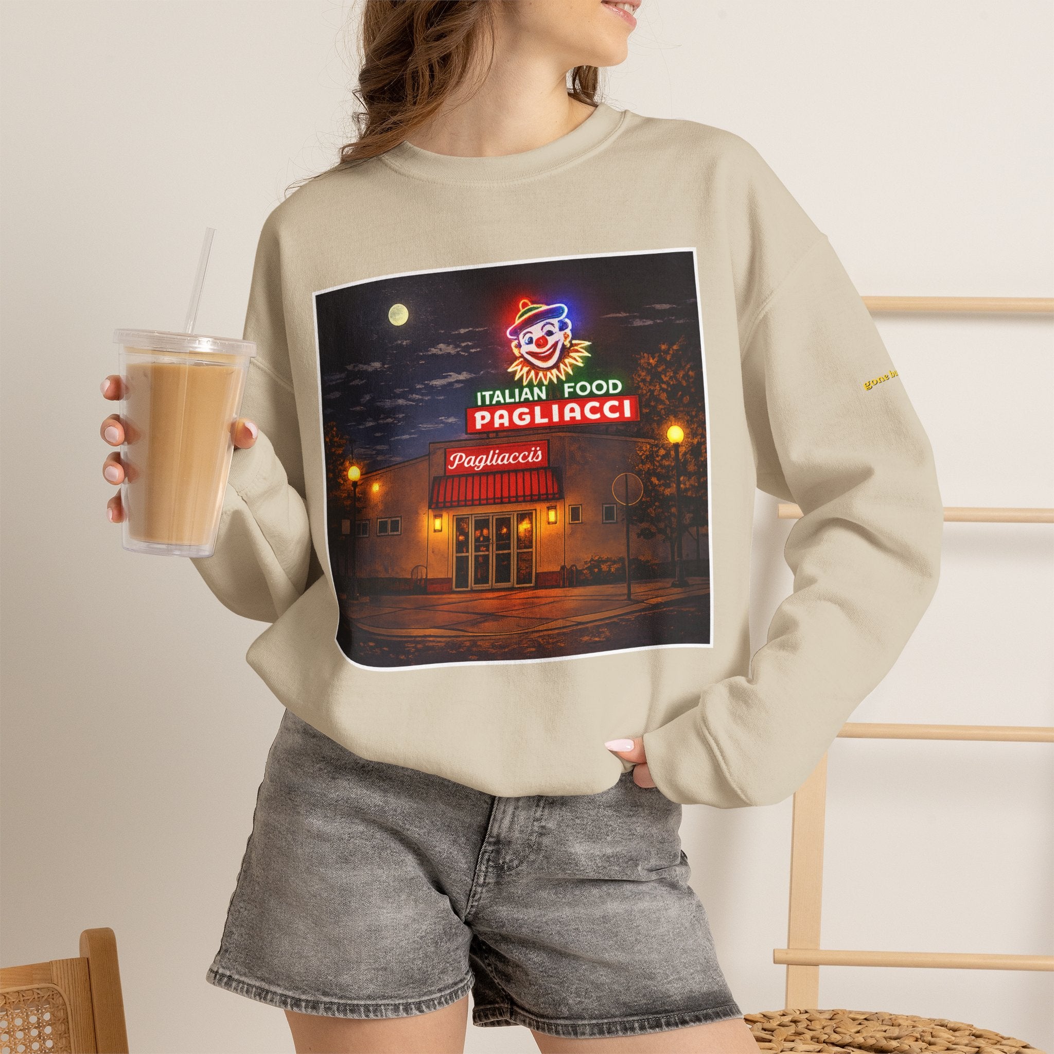 Pagliacci's night scene | Native303 Sweatshirt