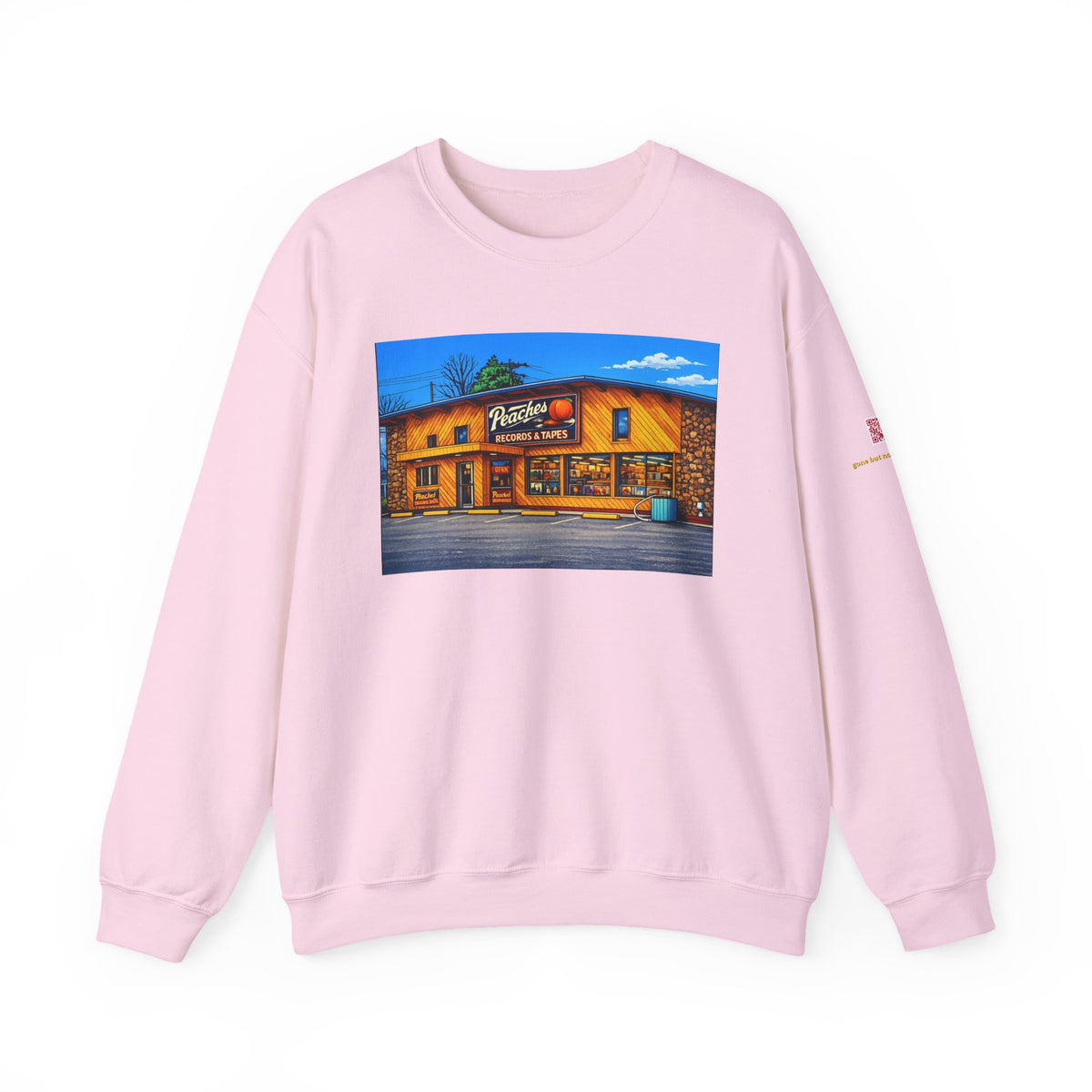 Peaches Records and Tapes (comic style)| Native303 Sweatshirt