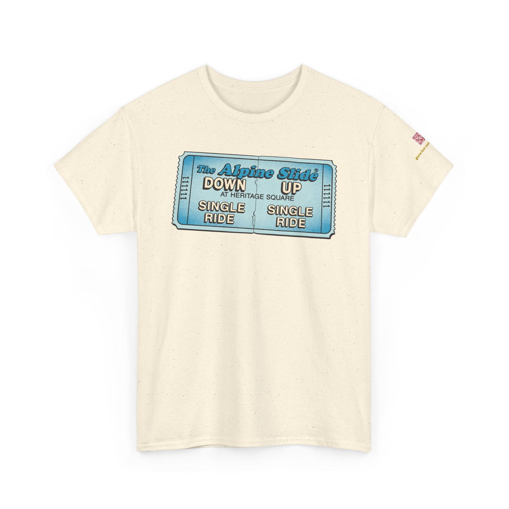 Alpine Slide comic style design- vintage Denver gear