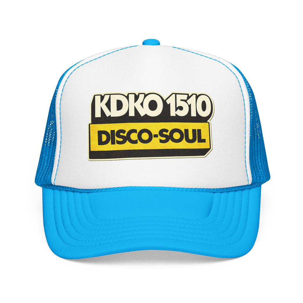 1510 AM KDKO Trucker Hat — Vintage Sailboat Foam Cap
