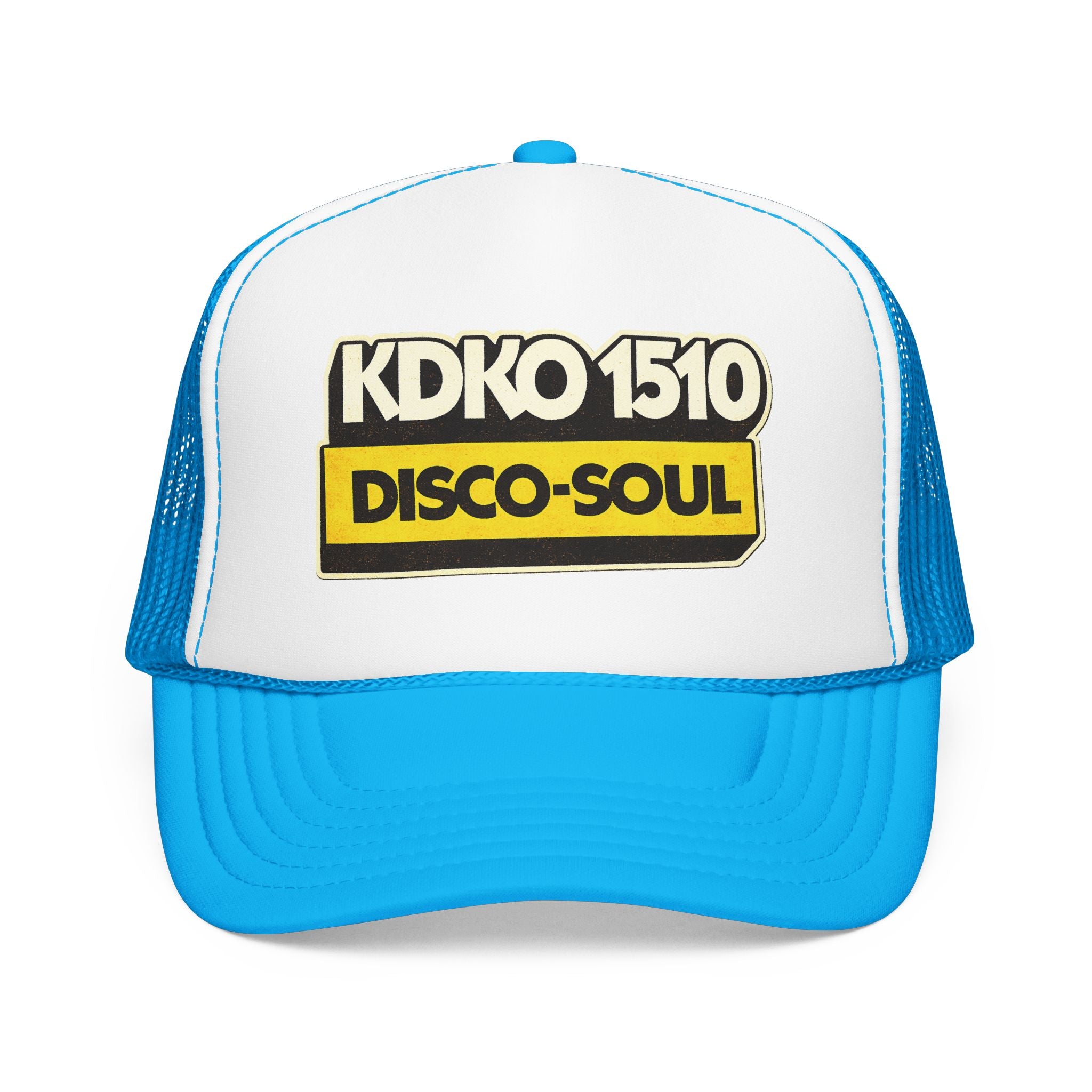 1510 AM KDKO Trucker Hat — Vintage Sailboat Foam Cap