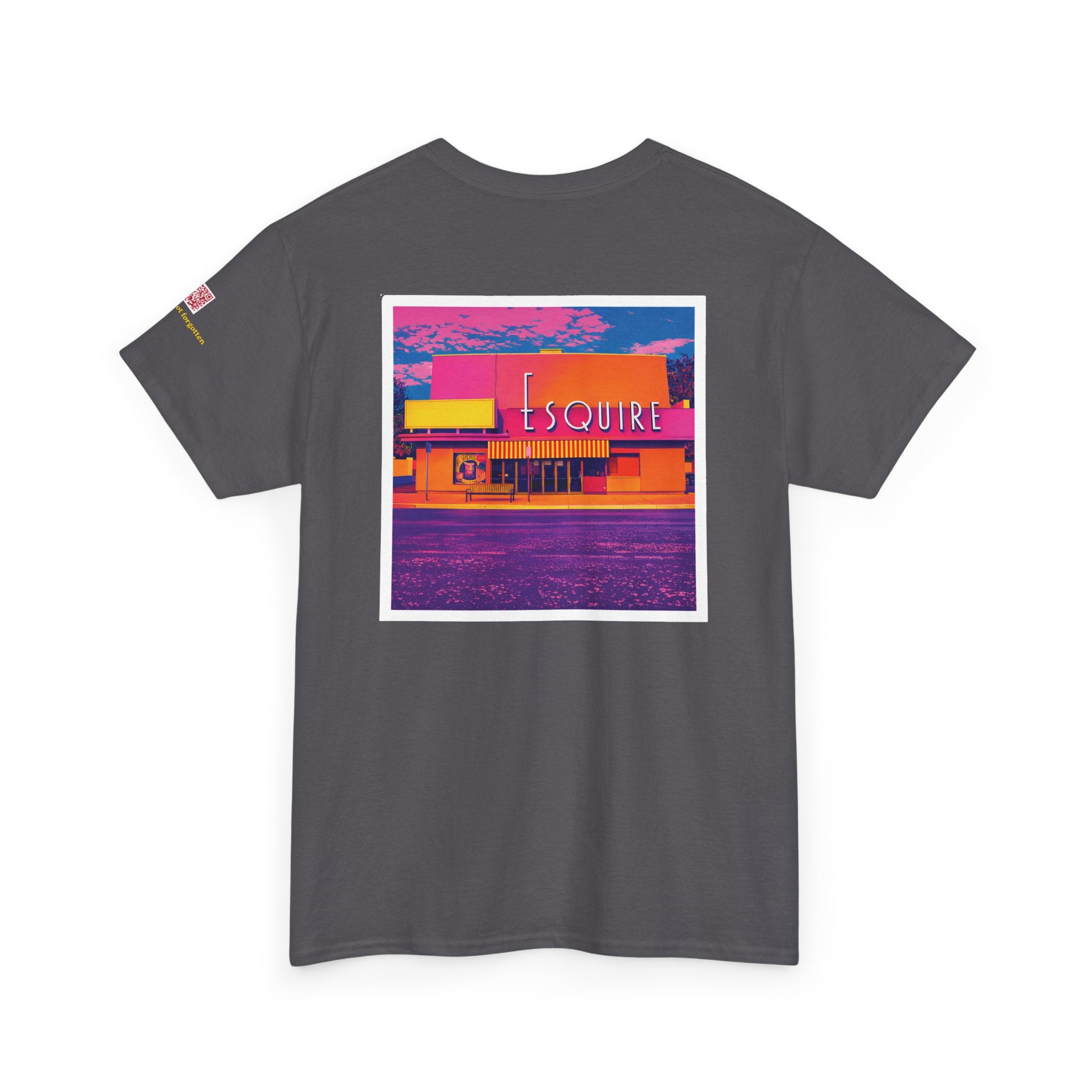 ESQUIRE THEATER neon pop art - vintage Denver gear