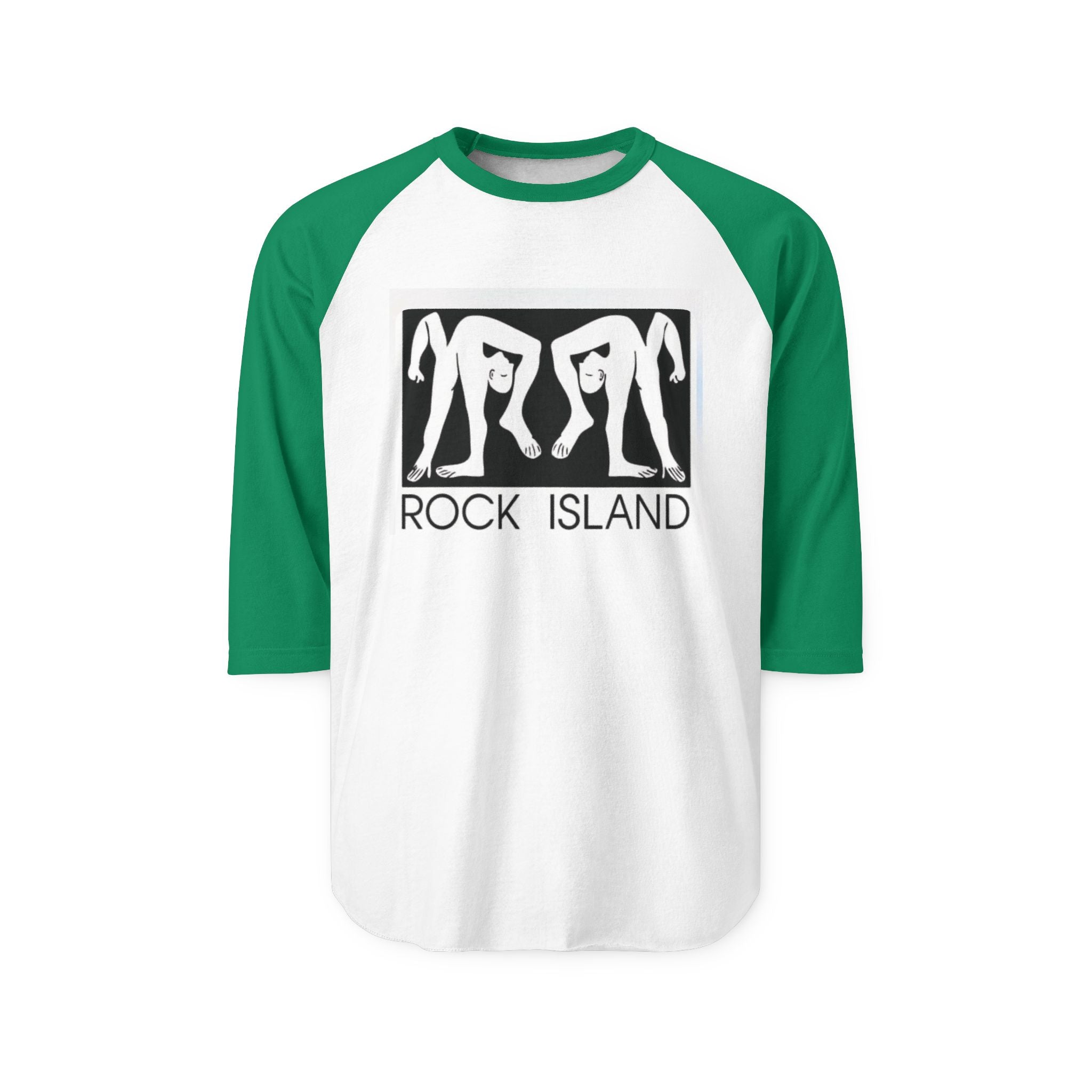 ROCK ISLAND LOGO | vintage Denver Retro Baseball Tee