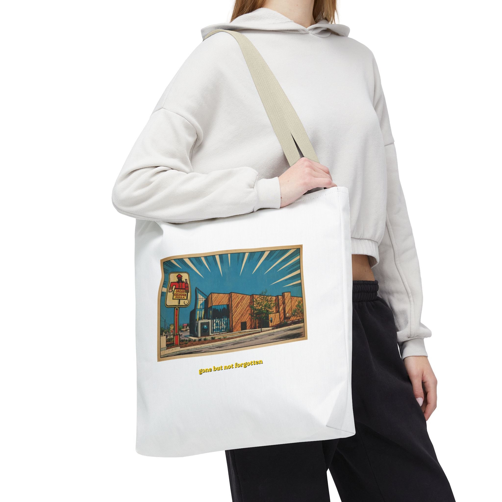 Organ Grinder (comic style) Tote
