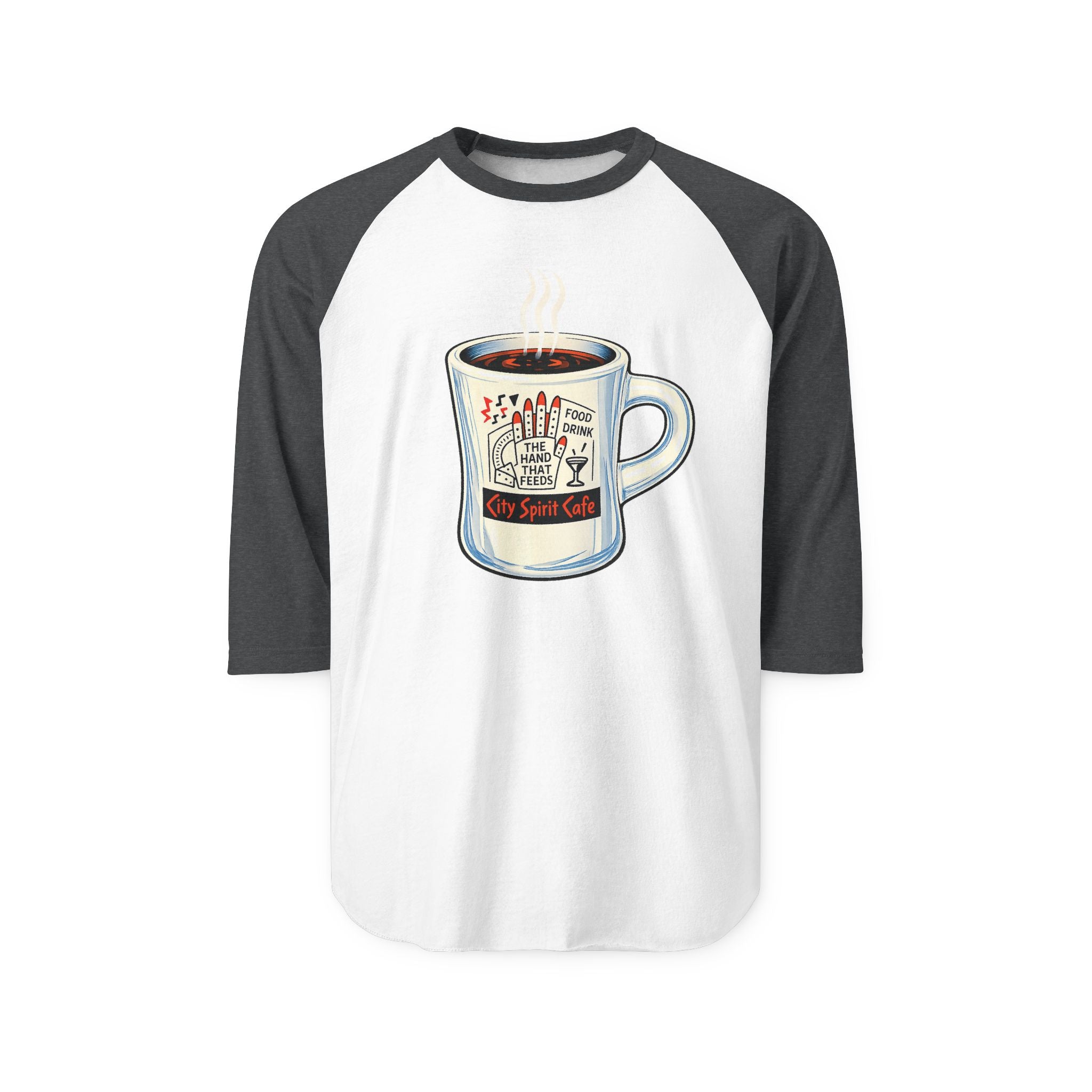 CITY SPIRIT CAFE | Retro Baseball Tee