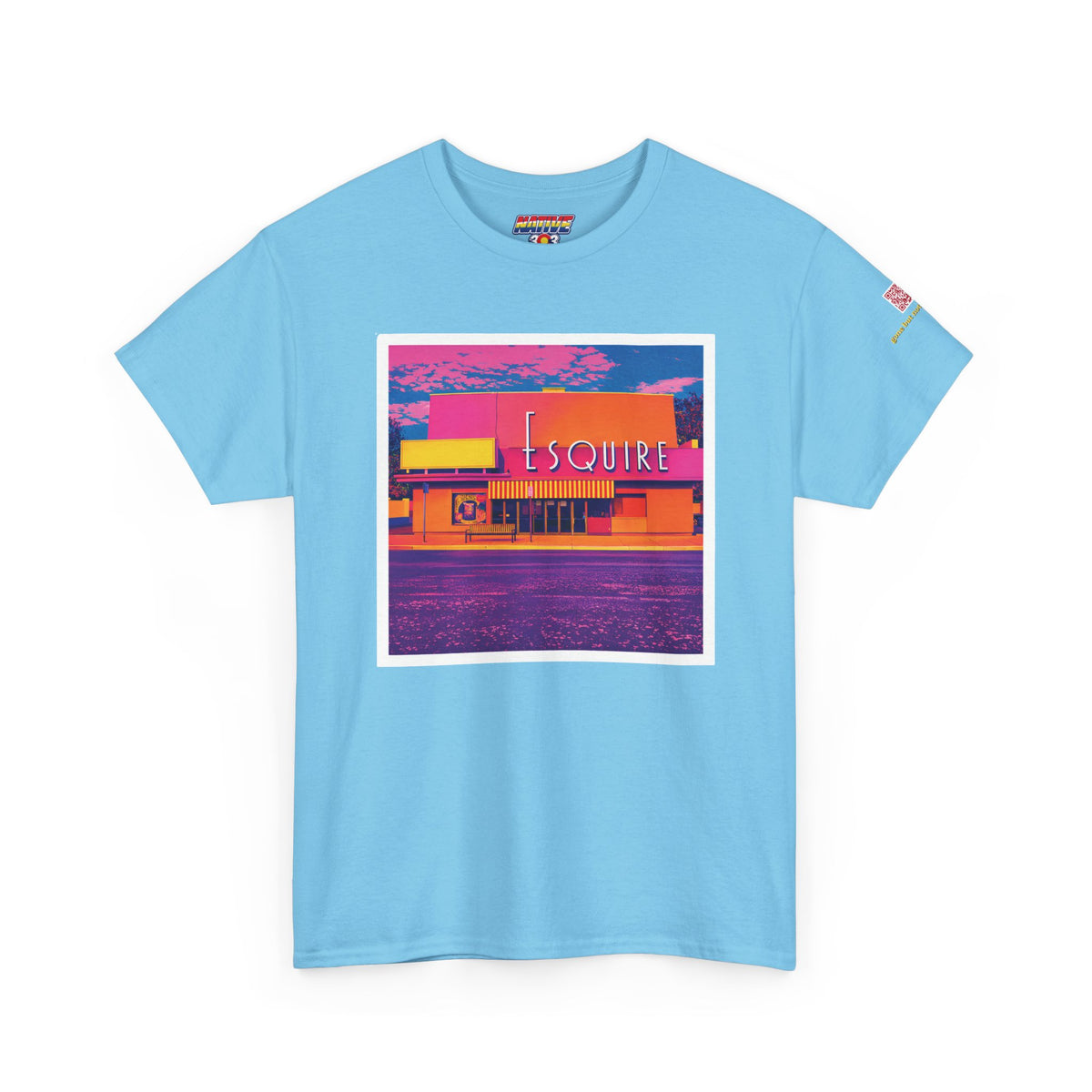 Esquire Theater neon pop art - vintage Denver gear
