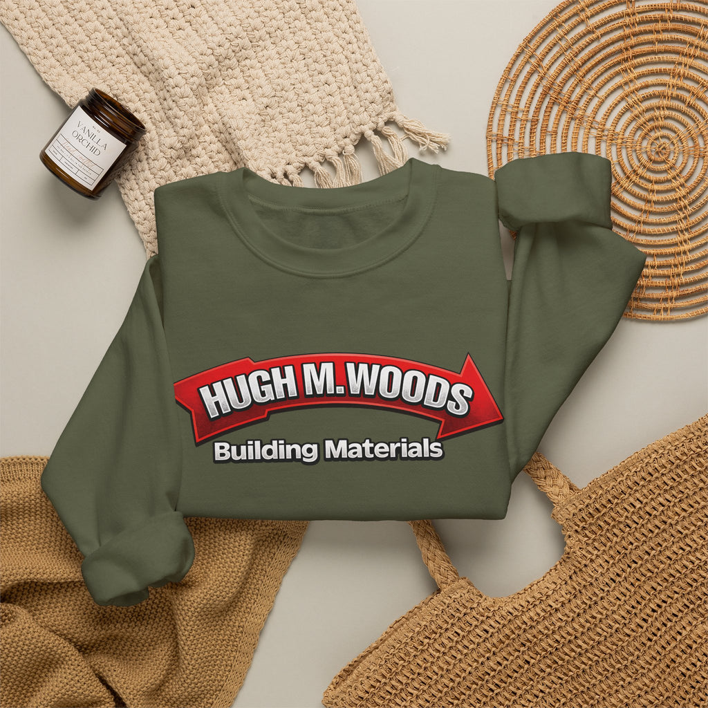 Hugh M Woods logo | Native303 Sweatshirt
