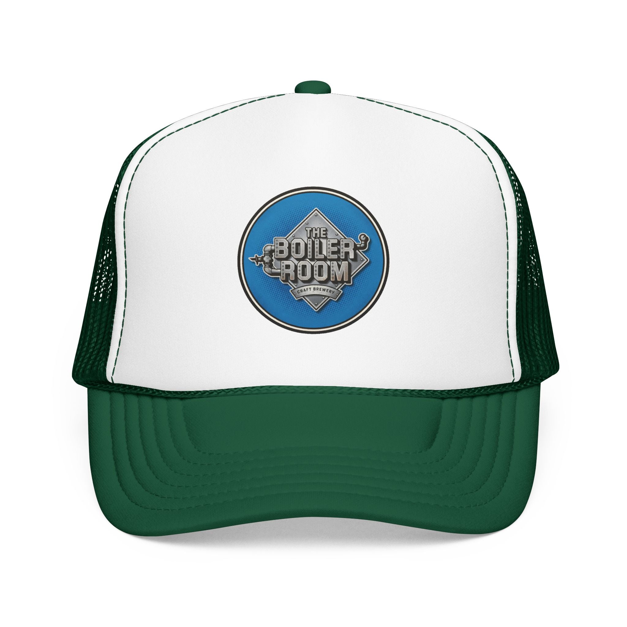 Boiler Room Trucker Hat — Vintage Sailboat Foam Cap