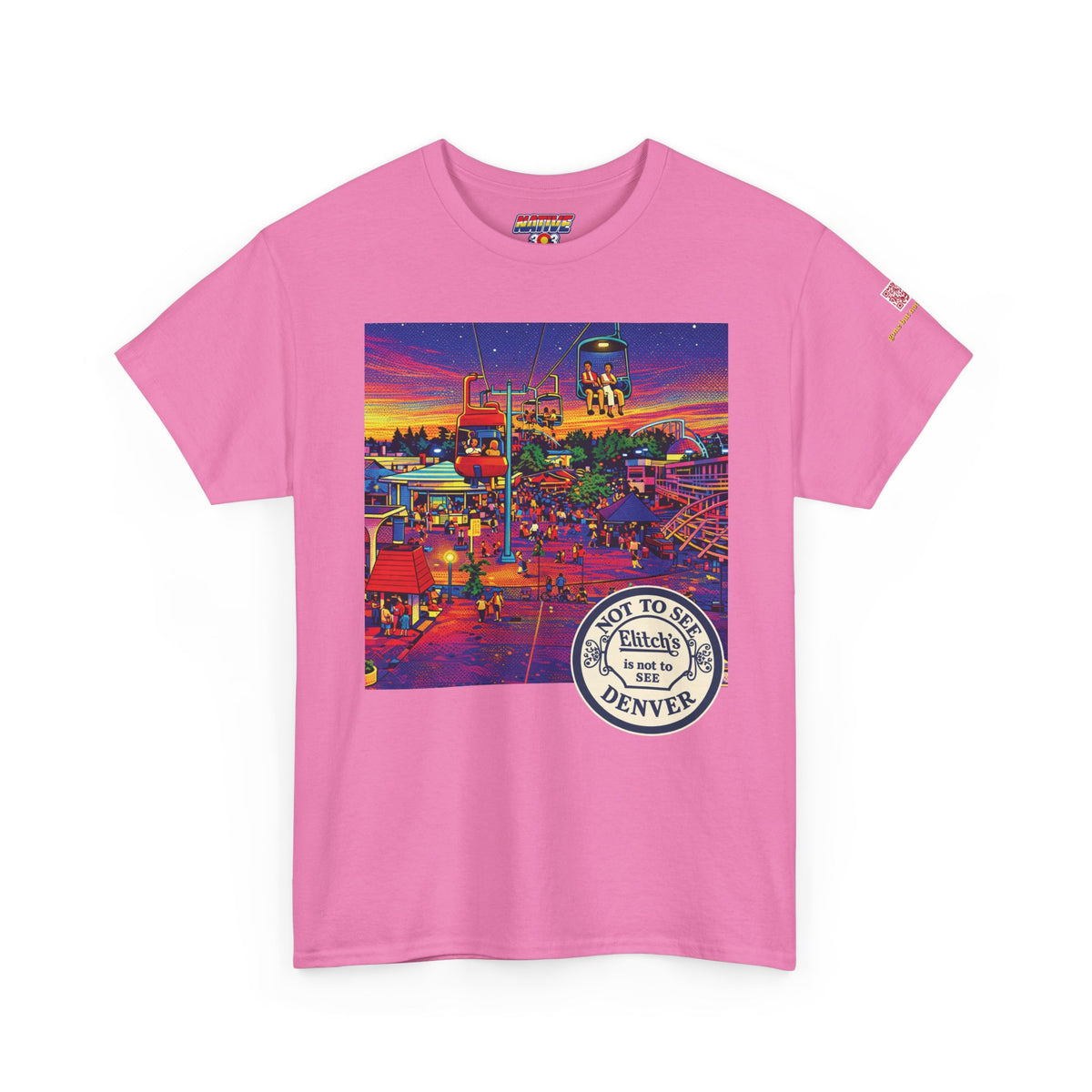 Elitchs neon pop art - vintage Denver gear