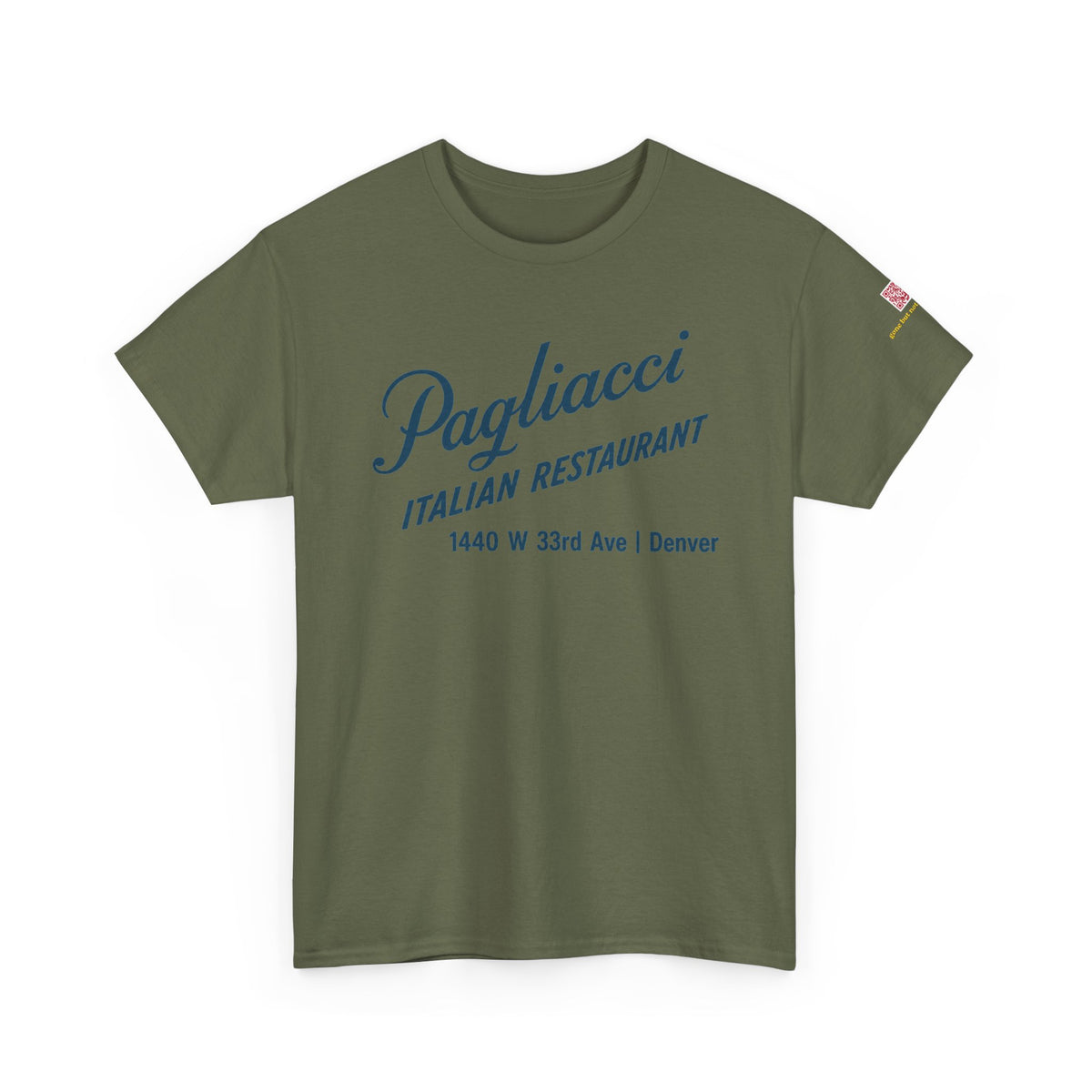 Pagliacci Italian restaurant - vintage Denver gear