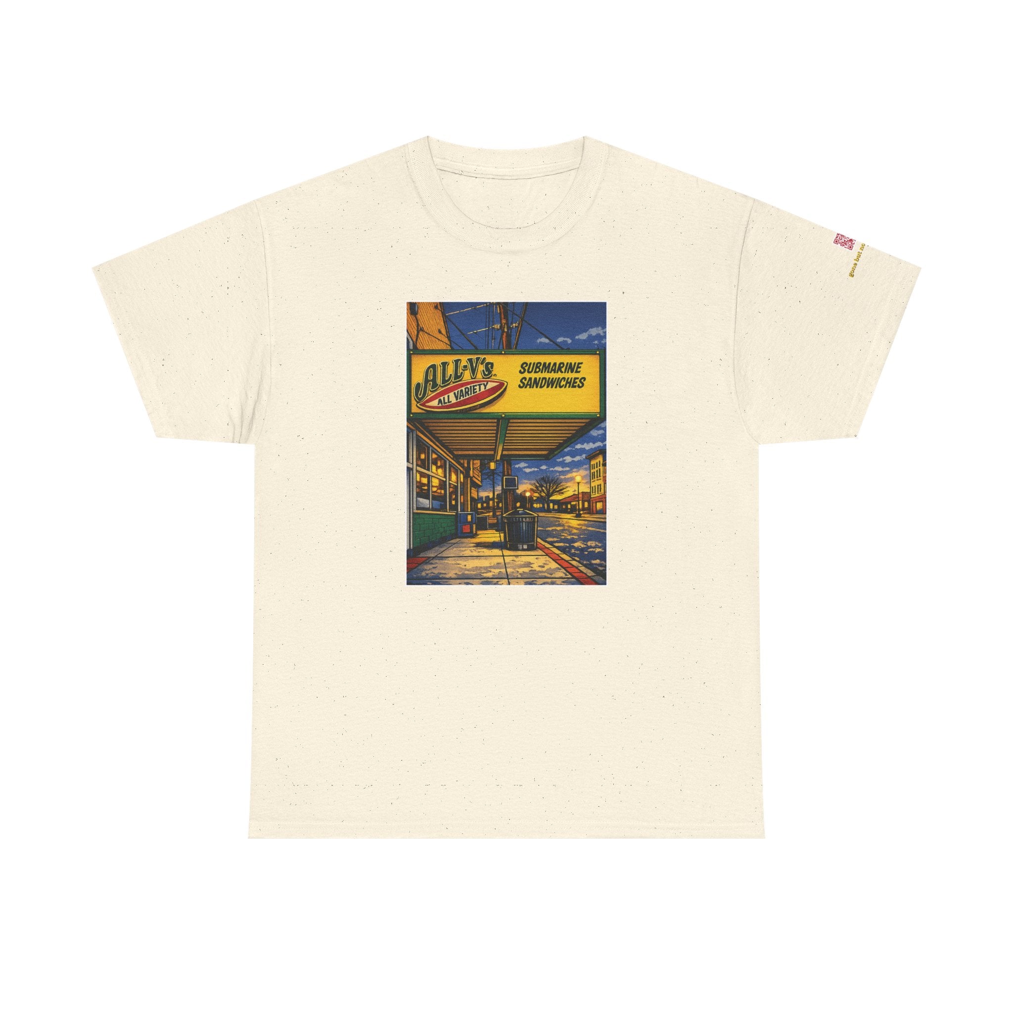 All-V's comic style design- vintage Denver gear