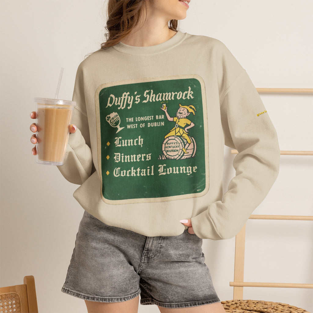 Duffys Shamrock Lounge old skool coaster | Native303 Sweatshirt
