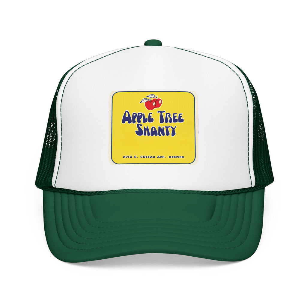 Apple Tree Shanty Trucker Hat — Vintage Sailboat Foam Cap