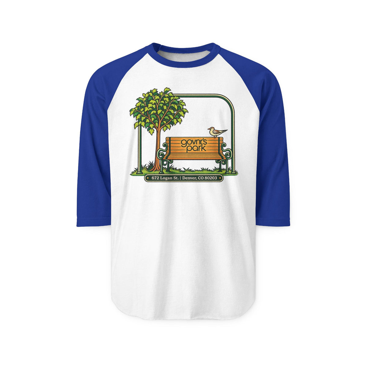 GOVNRS PARK | Retro Baseball Tee