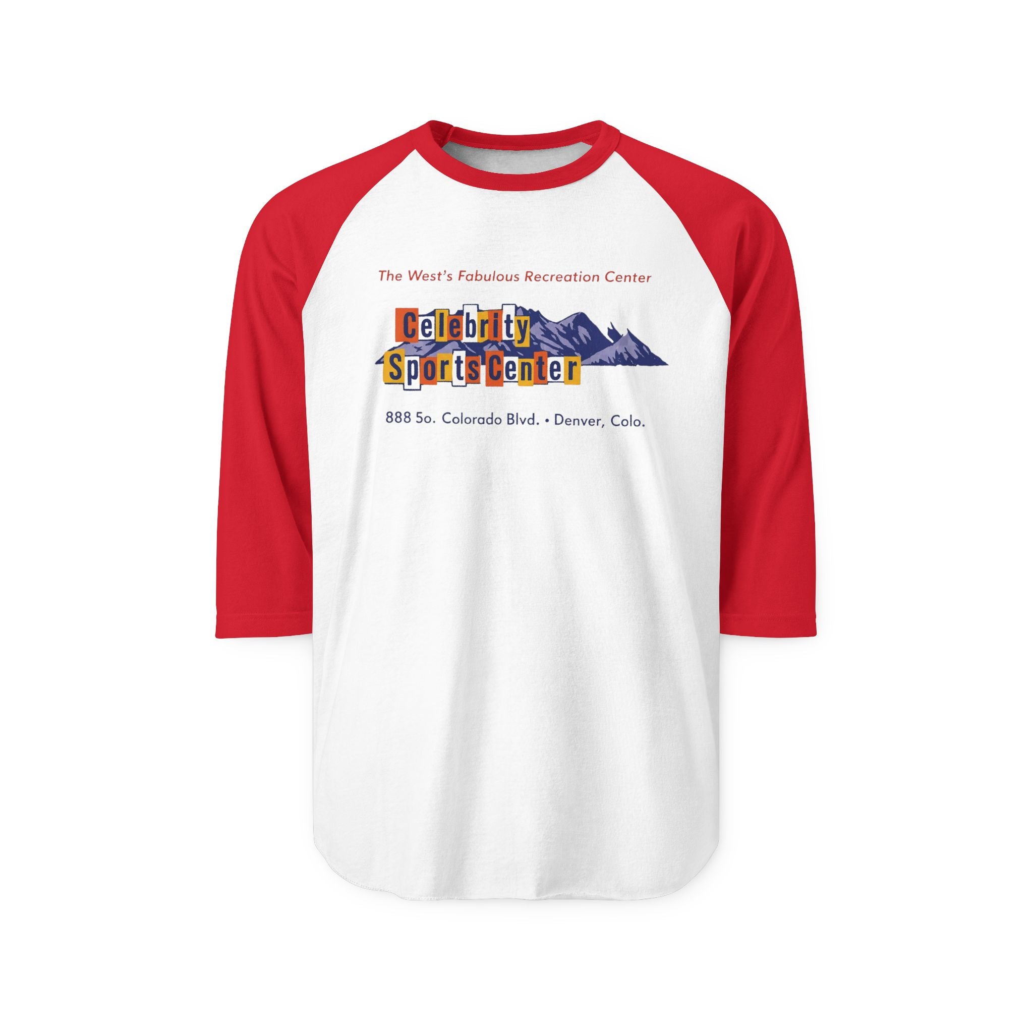 CELEBRITY SPORTS CENTER | Retro Baseball Tee