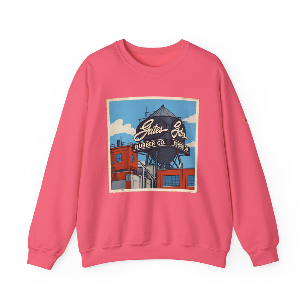 Gate's Rubber Company water tower - cartoon style | Native303 Sweatshirt