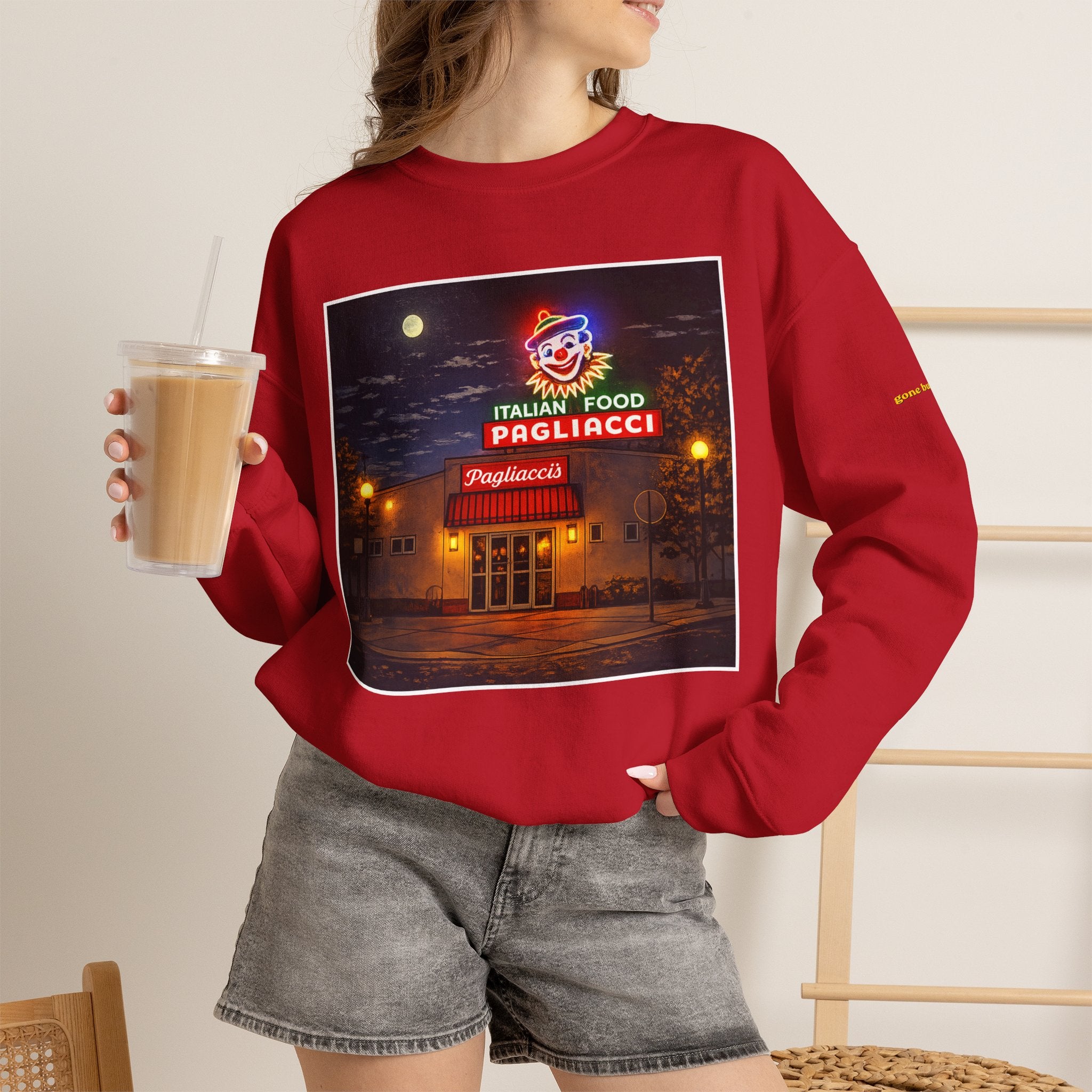 Pagliacci's night scene | Native303 Sweatshirt