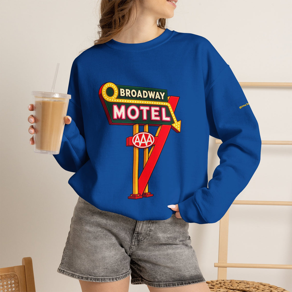 Broadway Motel sign | Native303 Sweatshirt