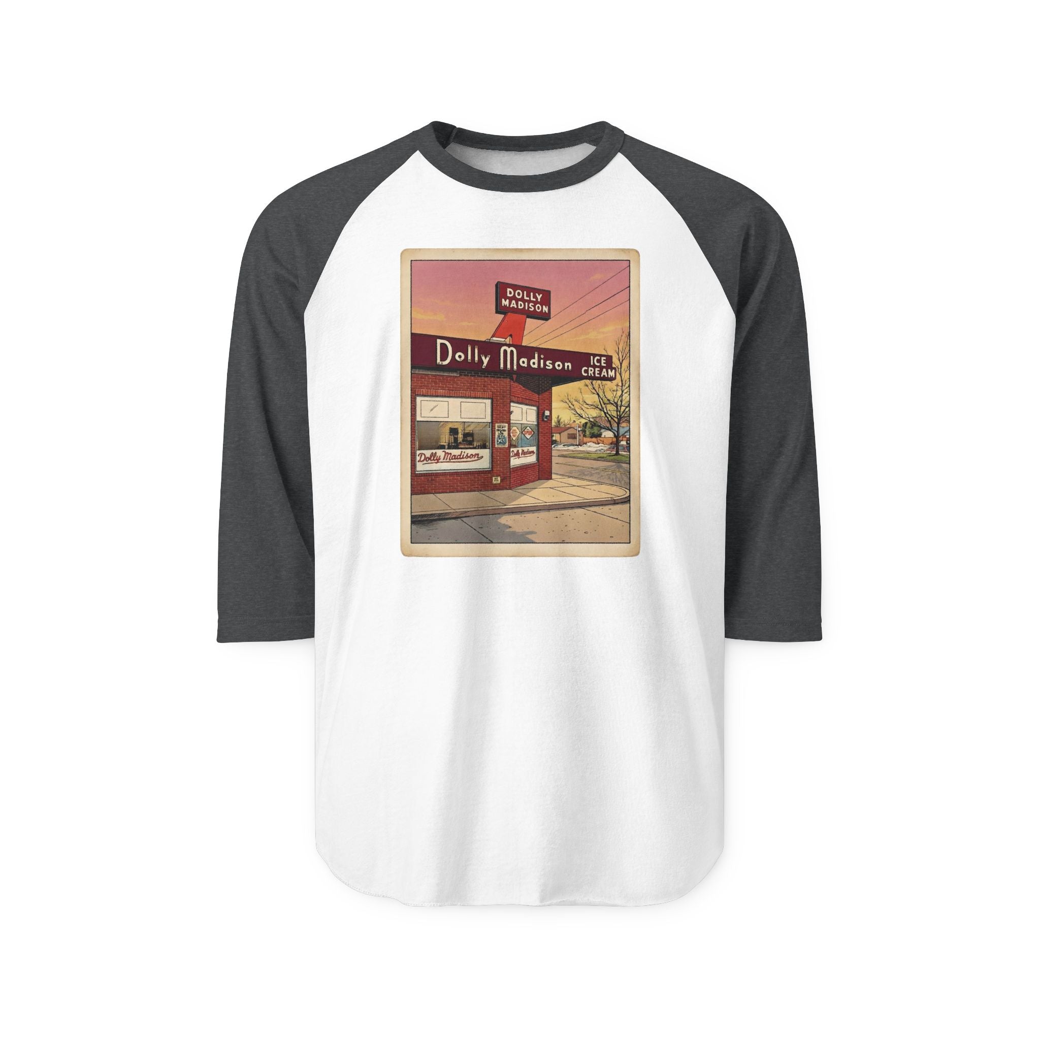 DOLLY MADISON | Retro Baseball Tee