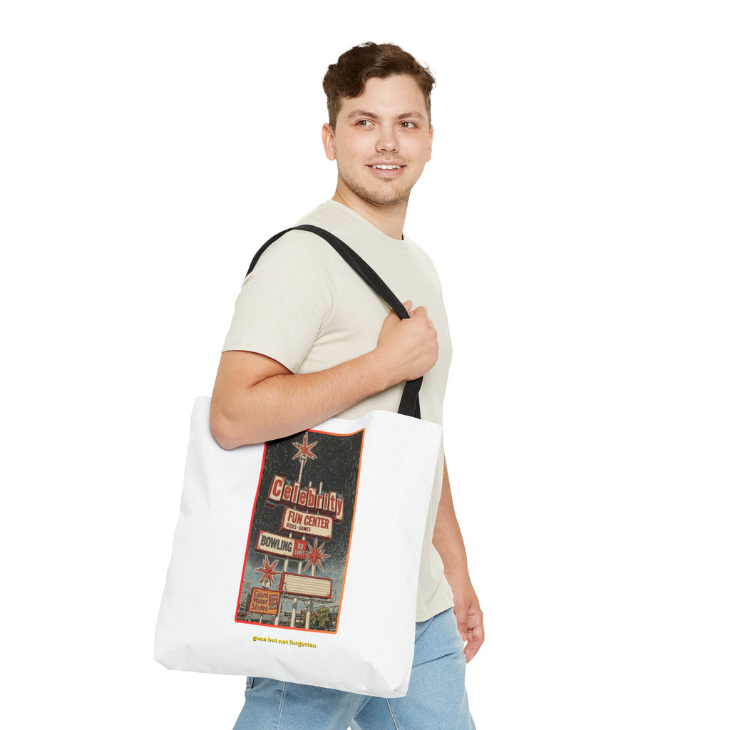 Celebrity Fun Center (pencil drawing) Tote