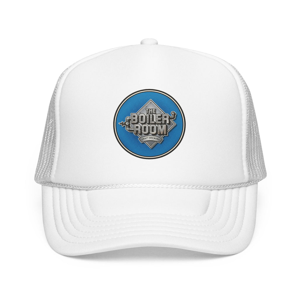 Boiler Room Trucker Hat — Vintage Sailboat Foam Cap