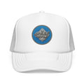 Boiler Room Trucker Hat — Vintage Sailboat Foam Cap