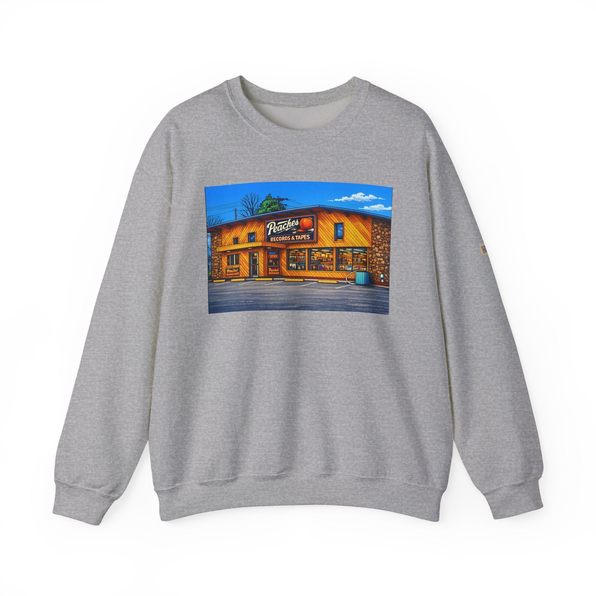 Peaches Records and Tapes (comic style)| Native303 Sweatshirt