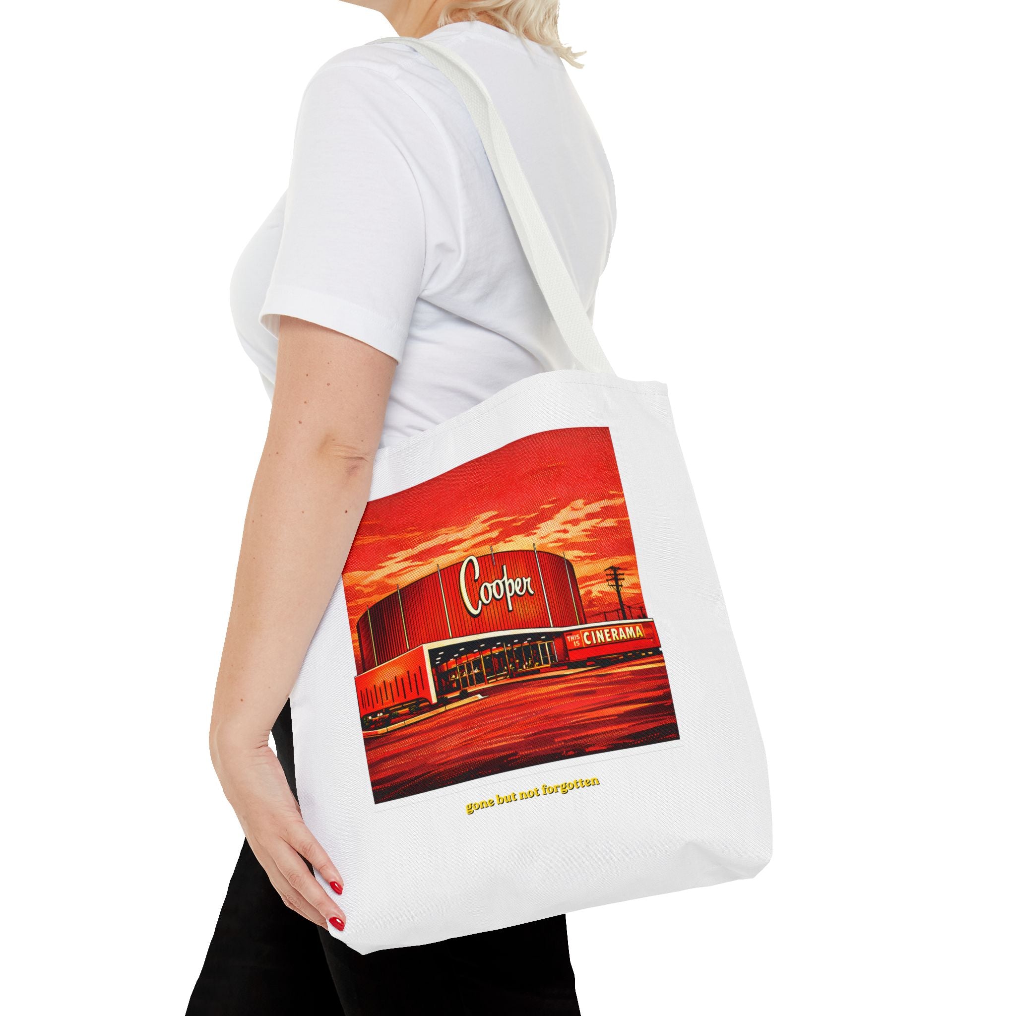 Cooper Theater (comic pop style) Tote
