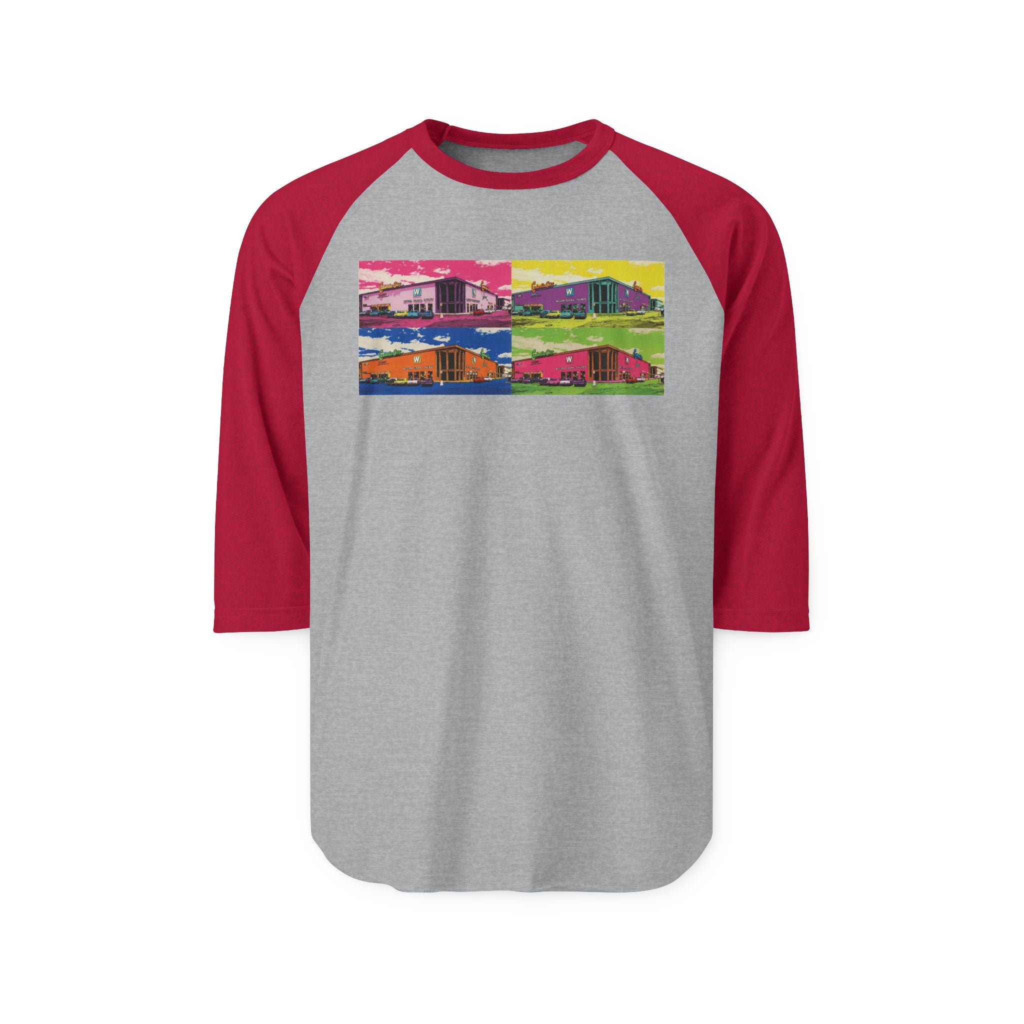 CINDERELLA CITY MALL COLLAGE | Retro Baseball Tee
