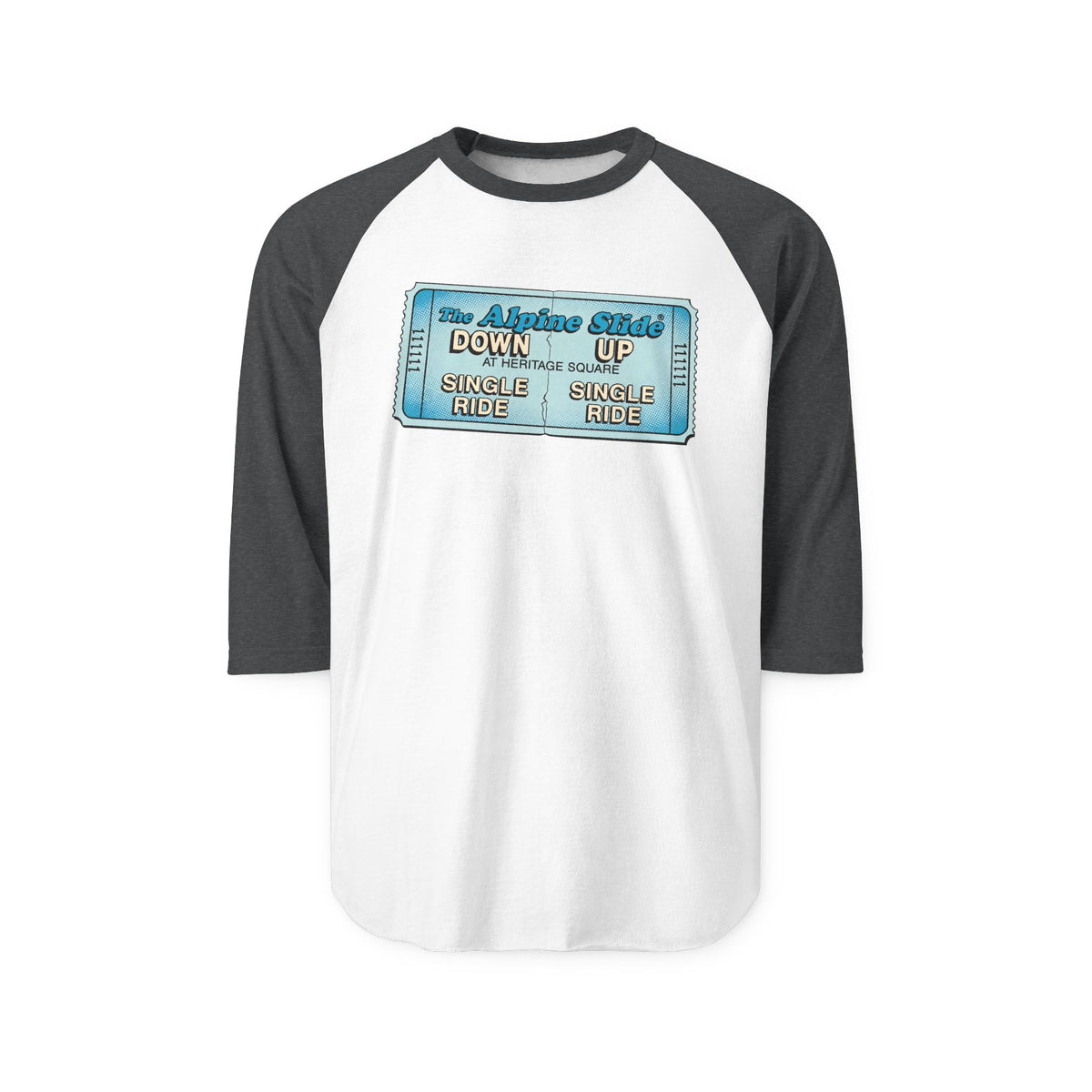 Alpine Slide at Heritage Square | Retro Baseball Tee