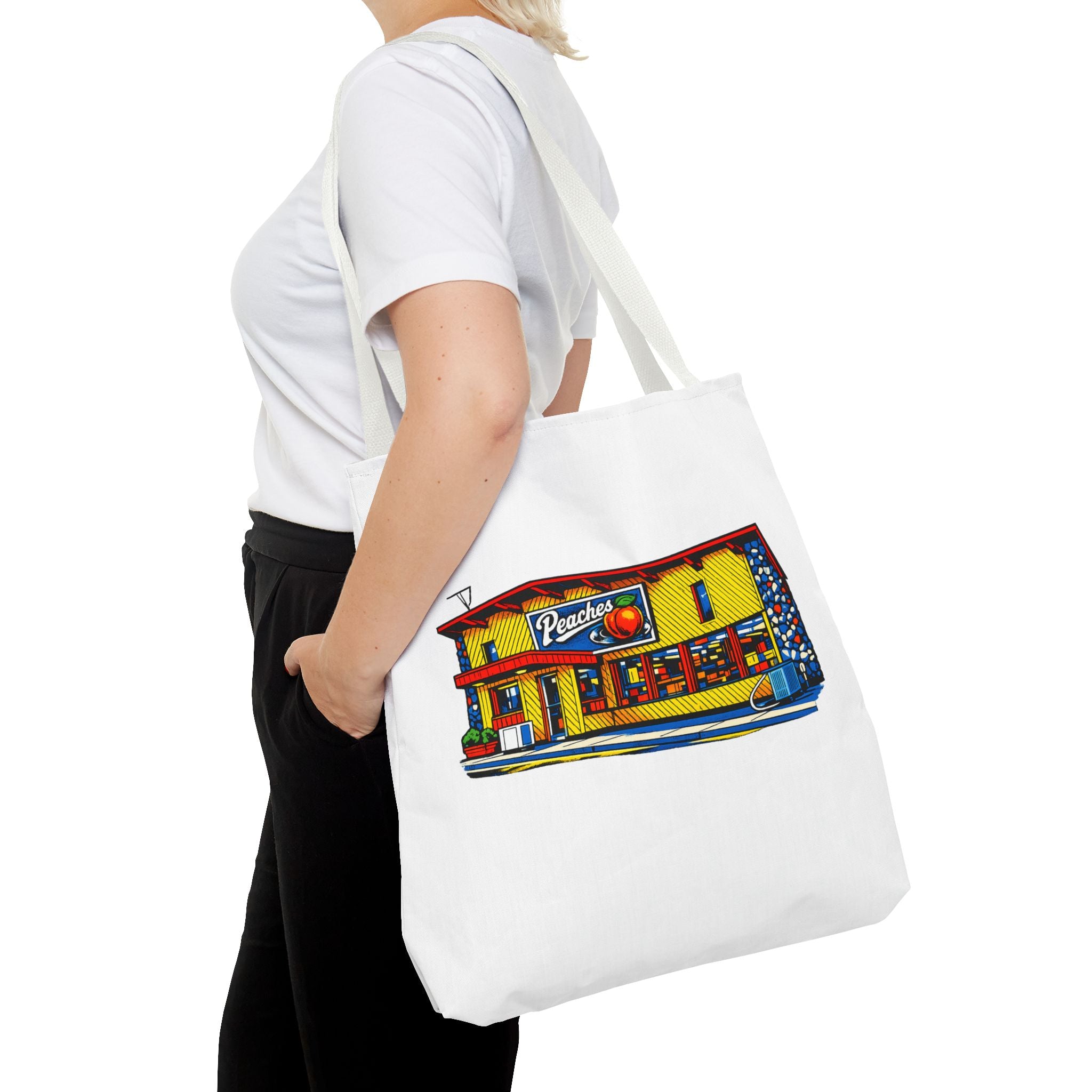Peaches Records and Tapes (NATIVE303 colors)  in Tote