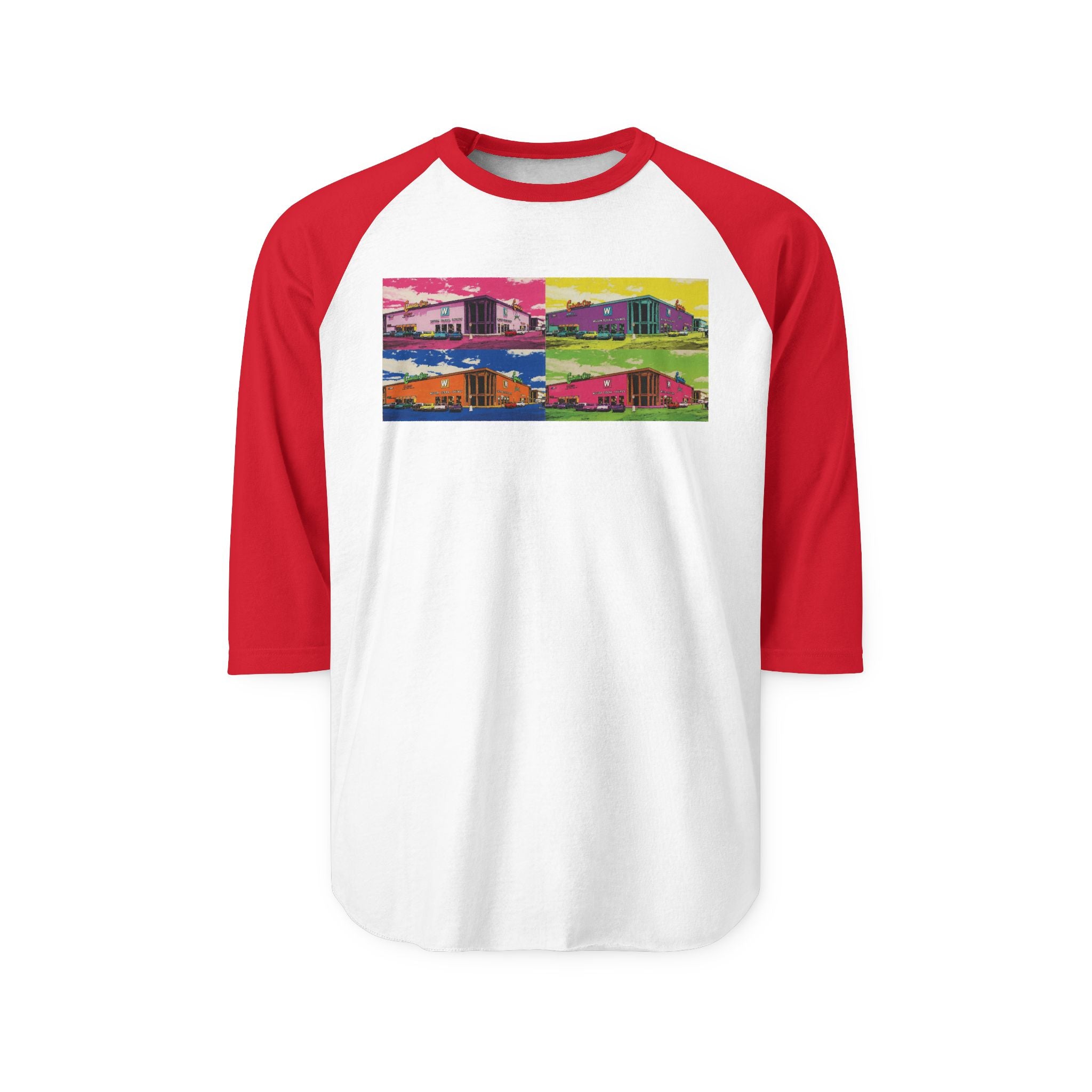 CINDERELLA CITY MALL COLLAGE | Retro Baseball Tee