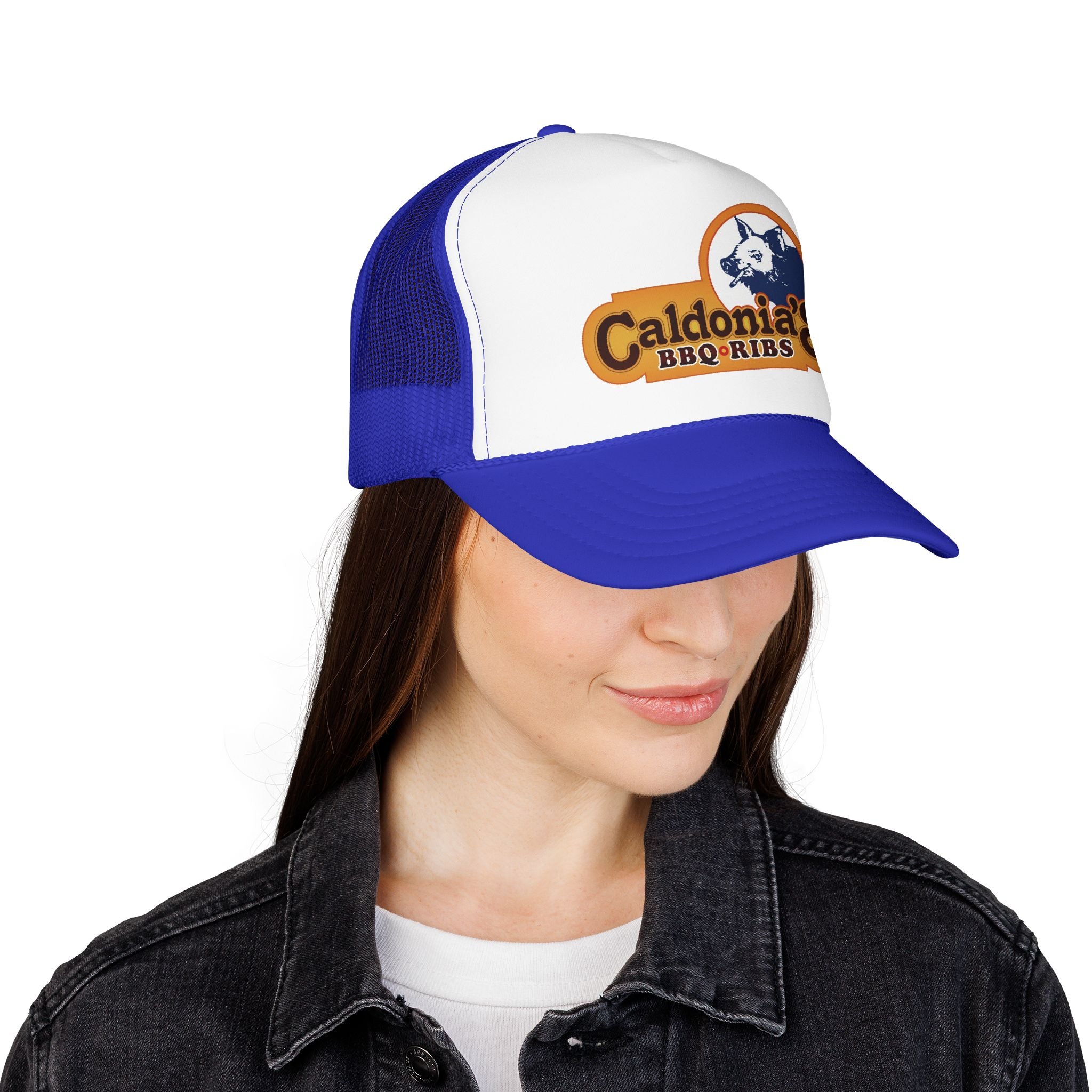 Caldonia's color Trucker Hat — Vintage Sailboat Foam Cap