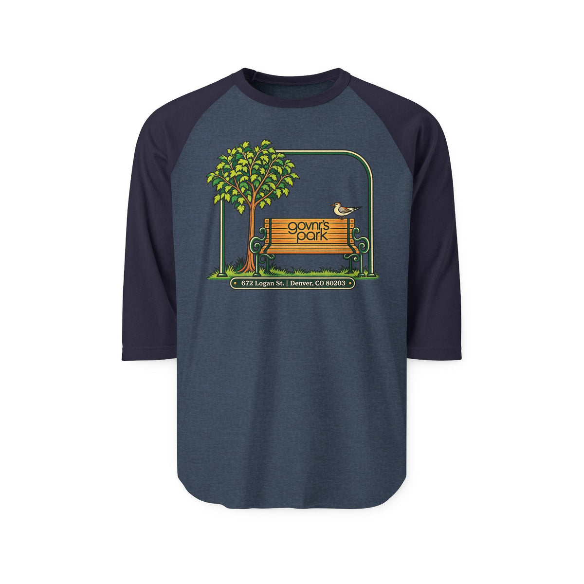GOVNRS PARK | Retro Baseball Tee