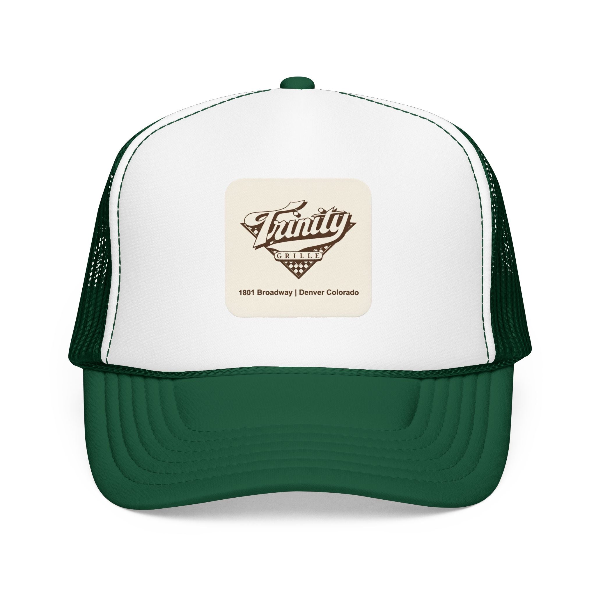 Trinity Grille Trucker Hat — Vintage Sailboat Foam Cap