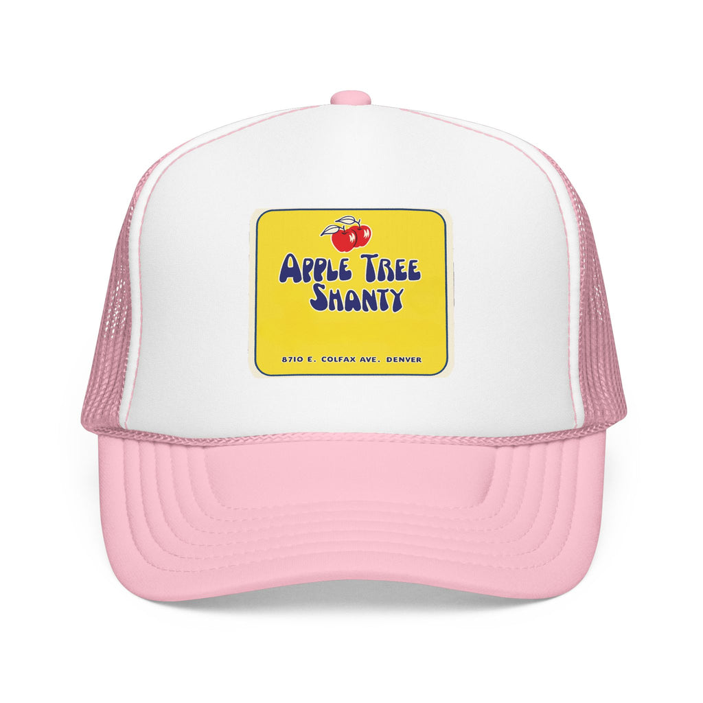 Apple Tree Shanty Trucker Hat — Vintage Sailboat Foam Cap