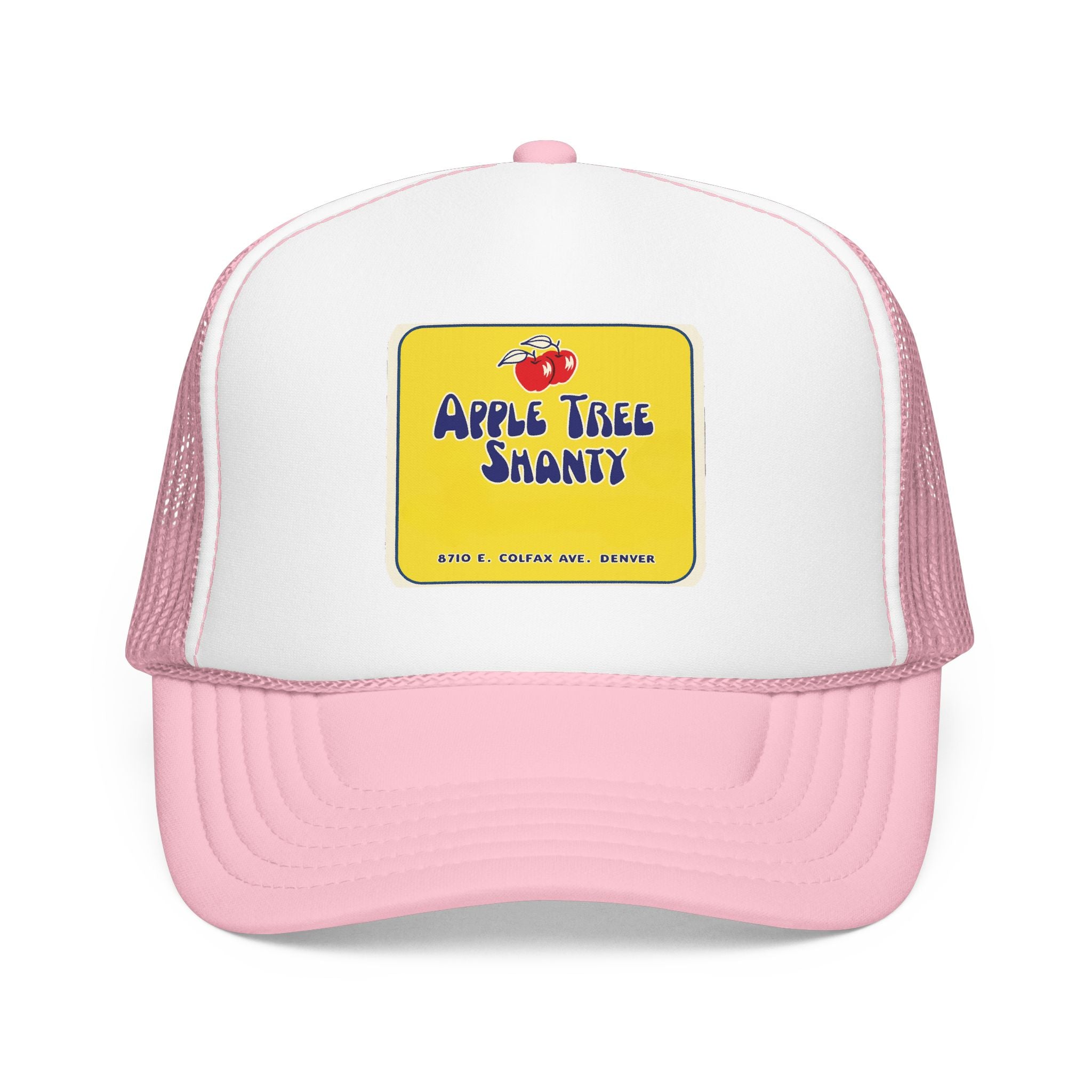 Apple Tree Shanty Trucker Hat — Vintage Sailboat Foam Cap