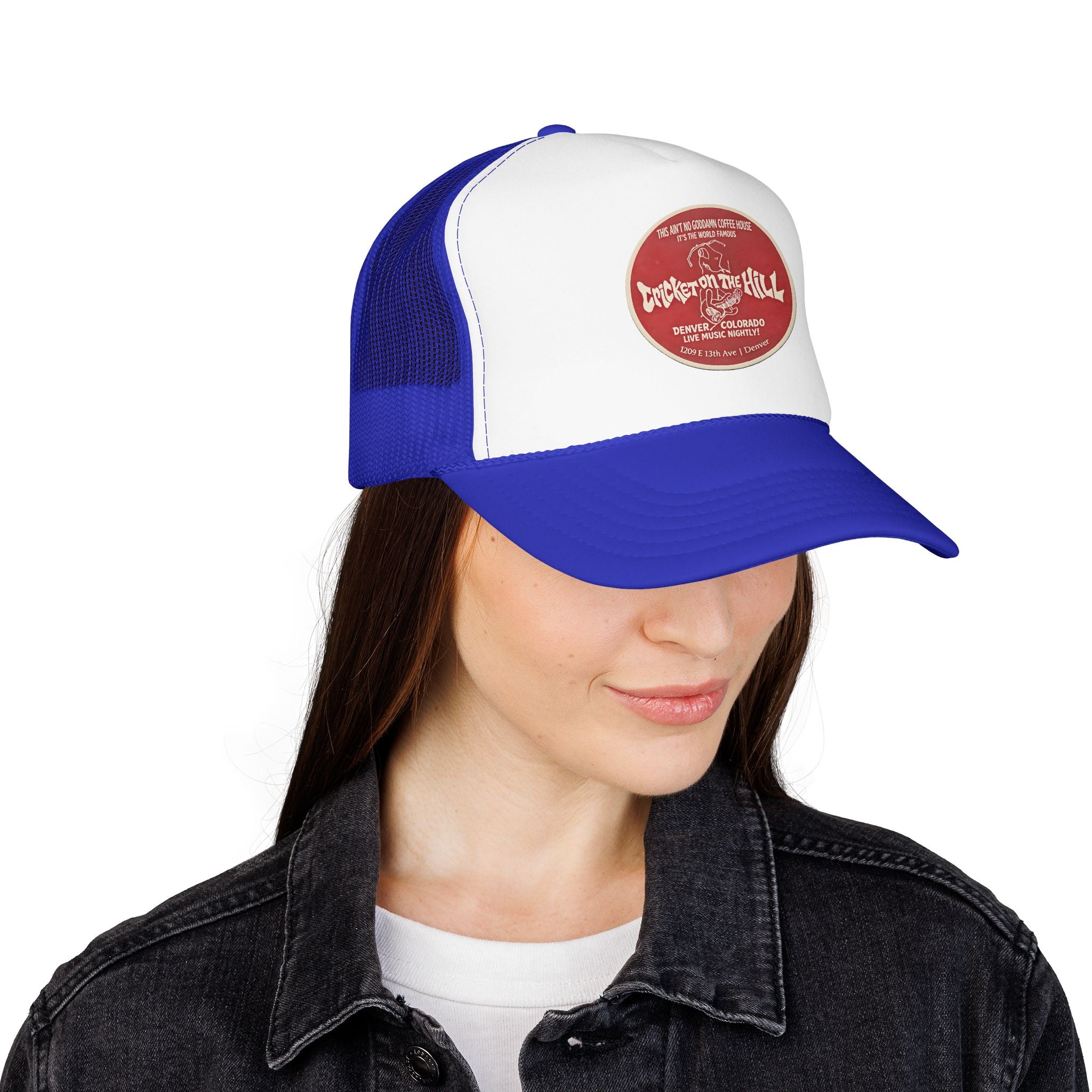 Cricket on the Hill Trucker Hat — Vintage Sailboat Foam Cap