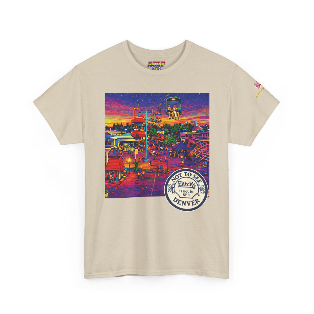 Elitchs neon pop art - vintage Denver gear