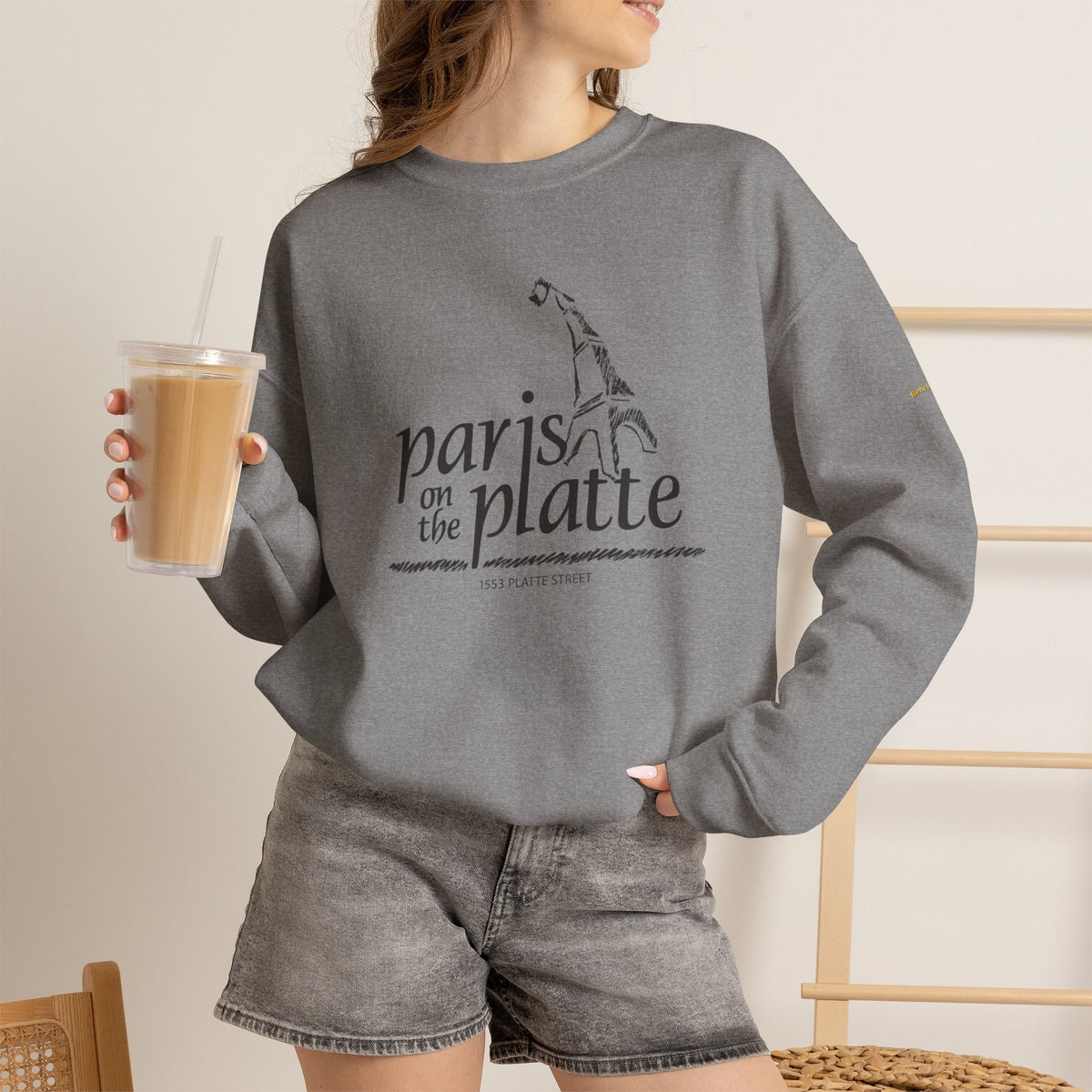 Paris on the Platte logo | Native303 Sweatshirt